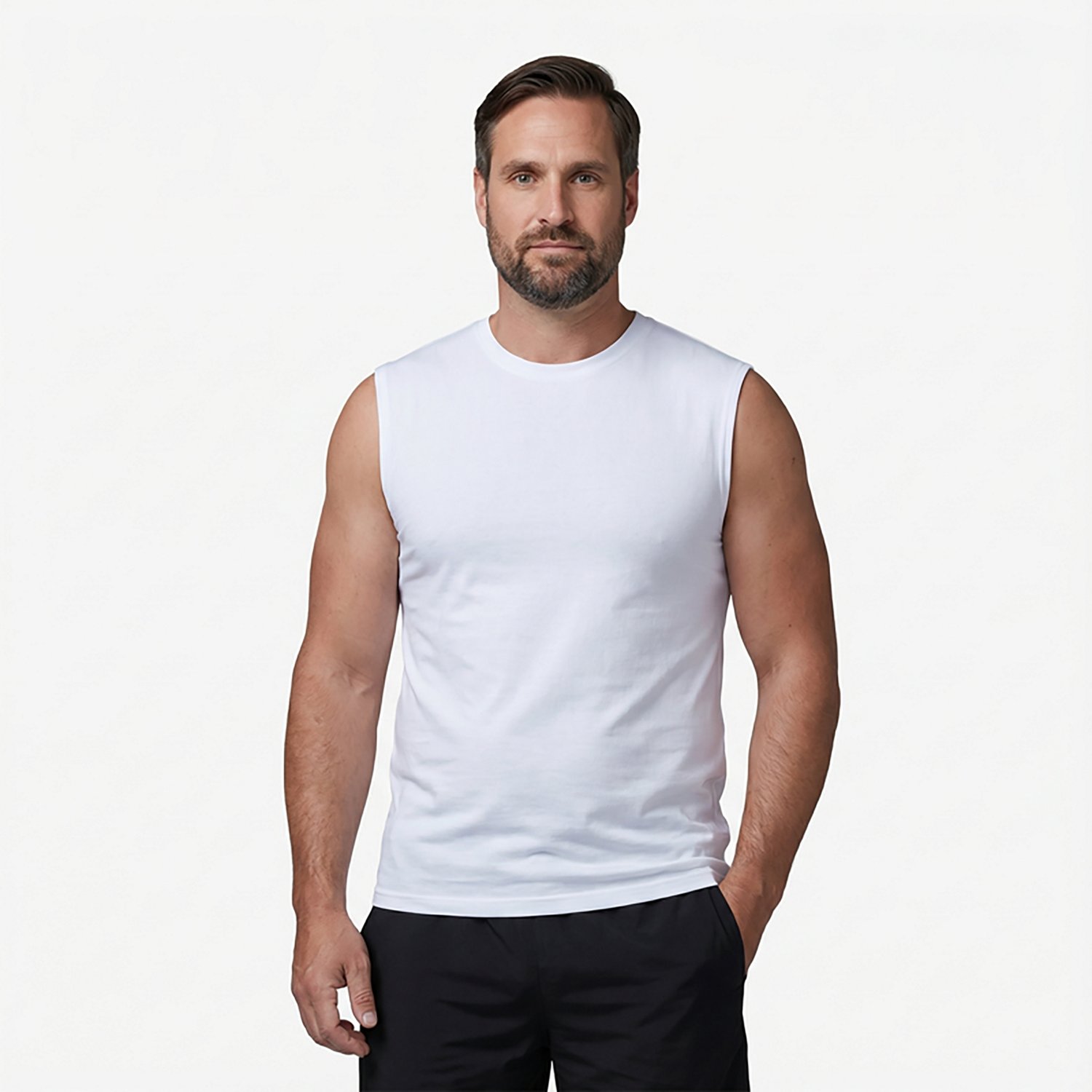 BCG Men's Cotton Muscle Tank Top - view number 2