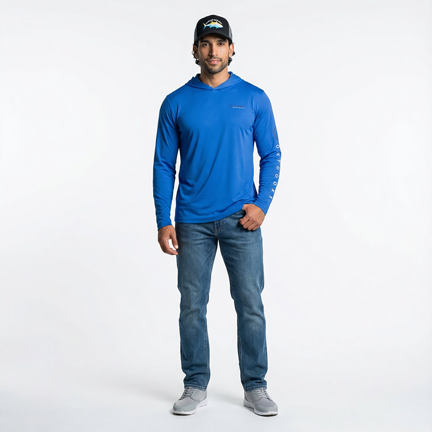 Magellan Outdoors Men's Casting Crew Long Sleeve Hoodie - view number 5