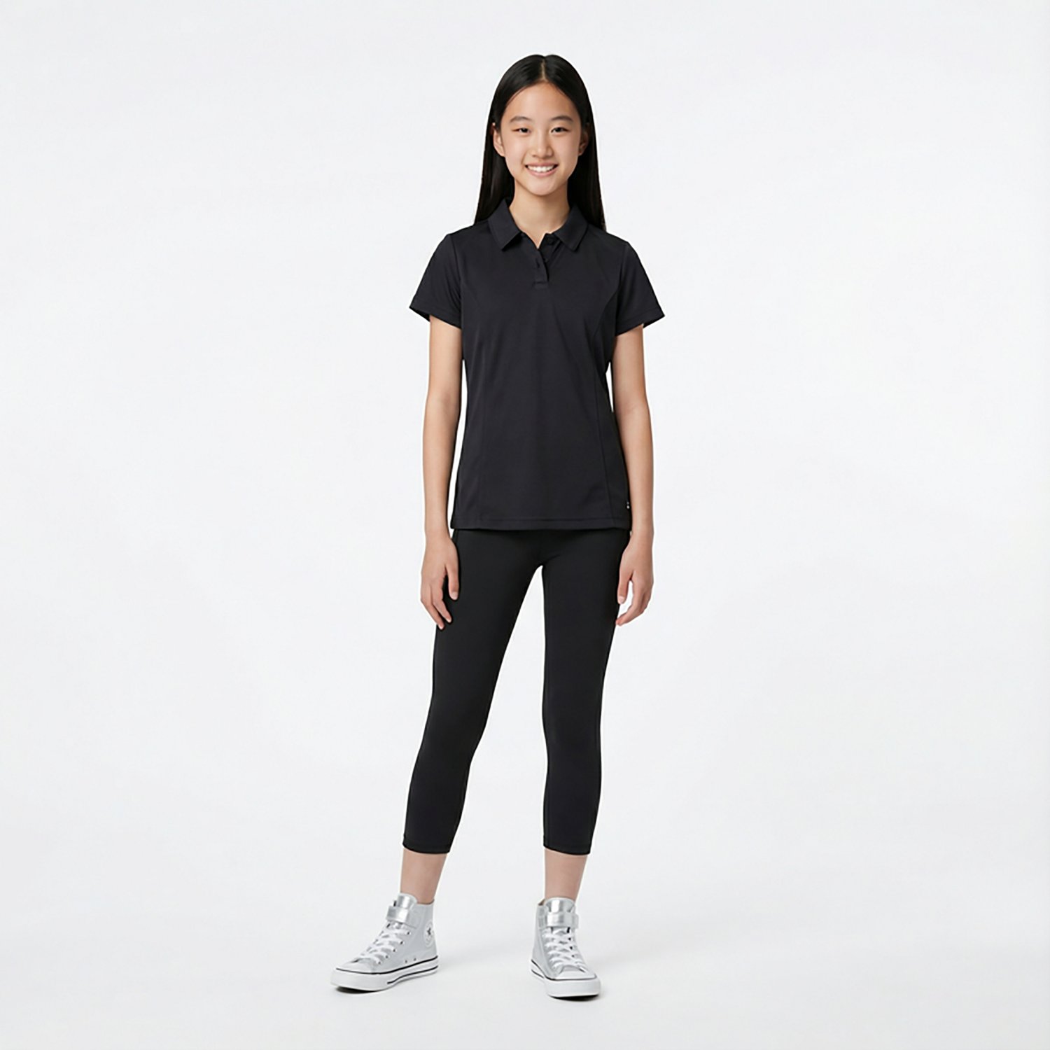 BCG Girls' Tennis Polo Shirt