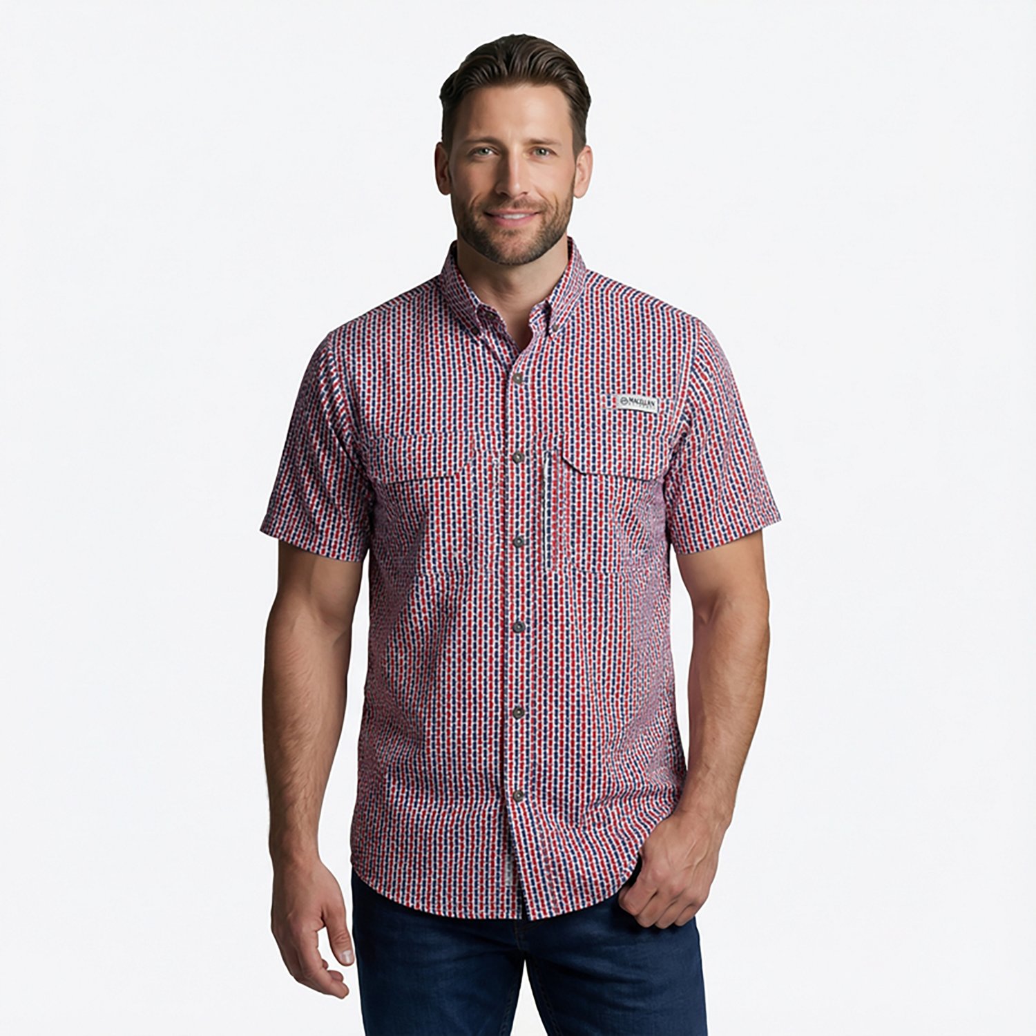 Magellan Outdoors Men's Mississippi Local State Print Shirt - view number 2