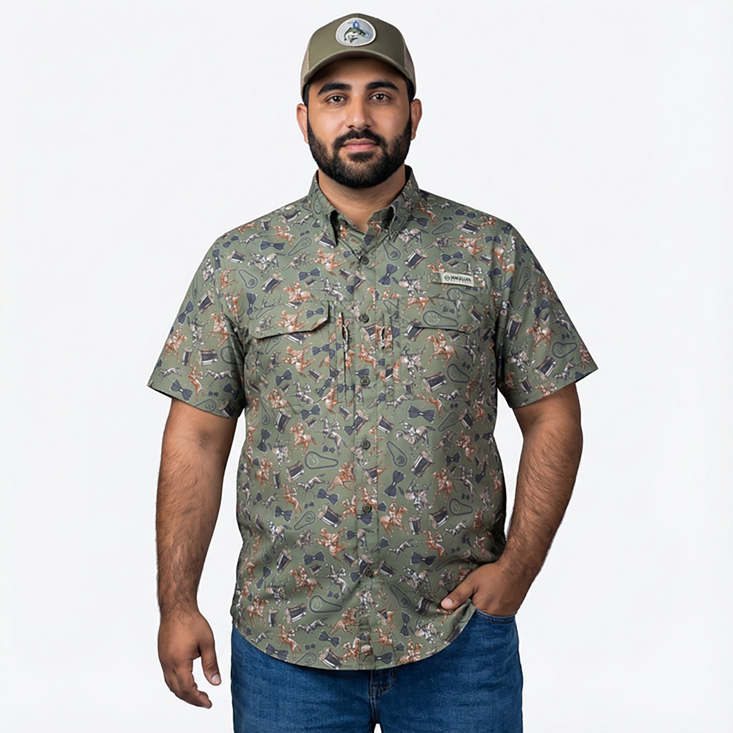 Magellan Outdoors Men's Kentucky Local State Print Shirt - view number 2