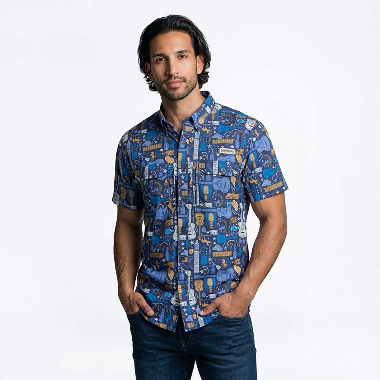 Magellan Outdoors Men's Kentucky Local State Print Shirt - view number 2