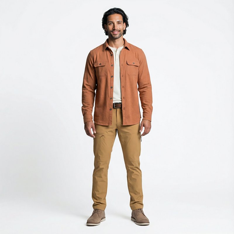 Magellan Outdoors Men's Campfire Long Sleeve Shacket-image