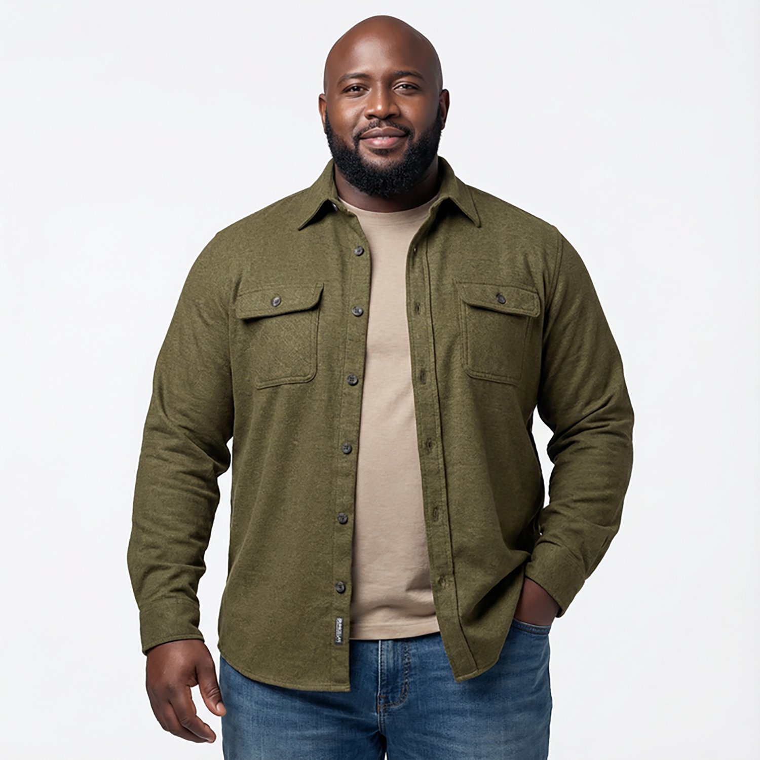 Magellan Outdoors Men's Campfire Long Sleeve Shacket