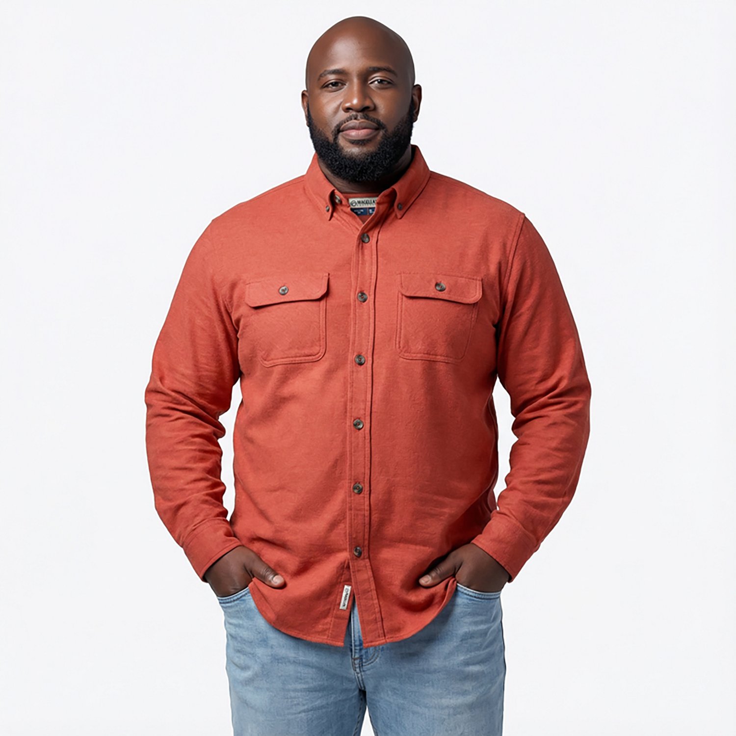 Magellan Outdoors Men's Campfire Long Sleeve Shacket - view number 2