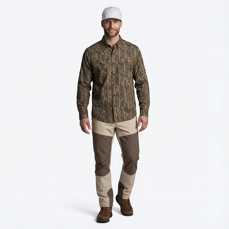 Magellan Outdoors Hunt Gear Men's Stonewell Long Sleeve Twill Shirt-image