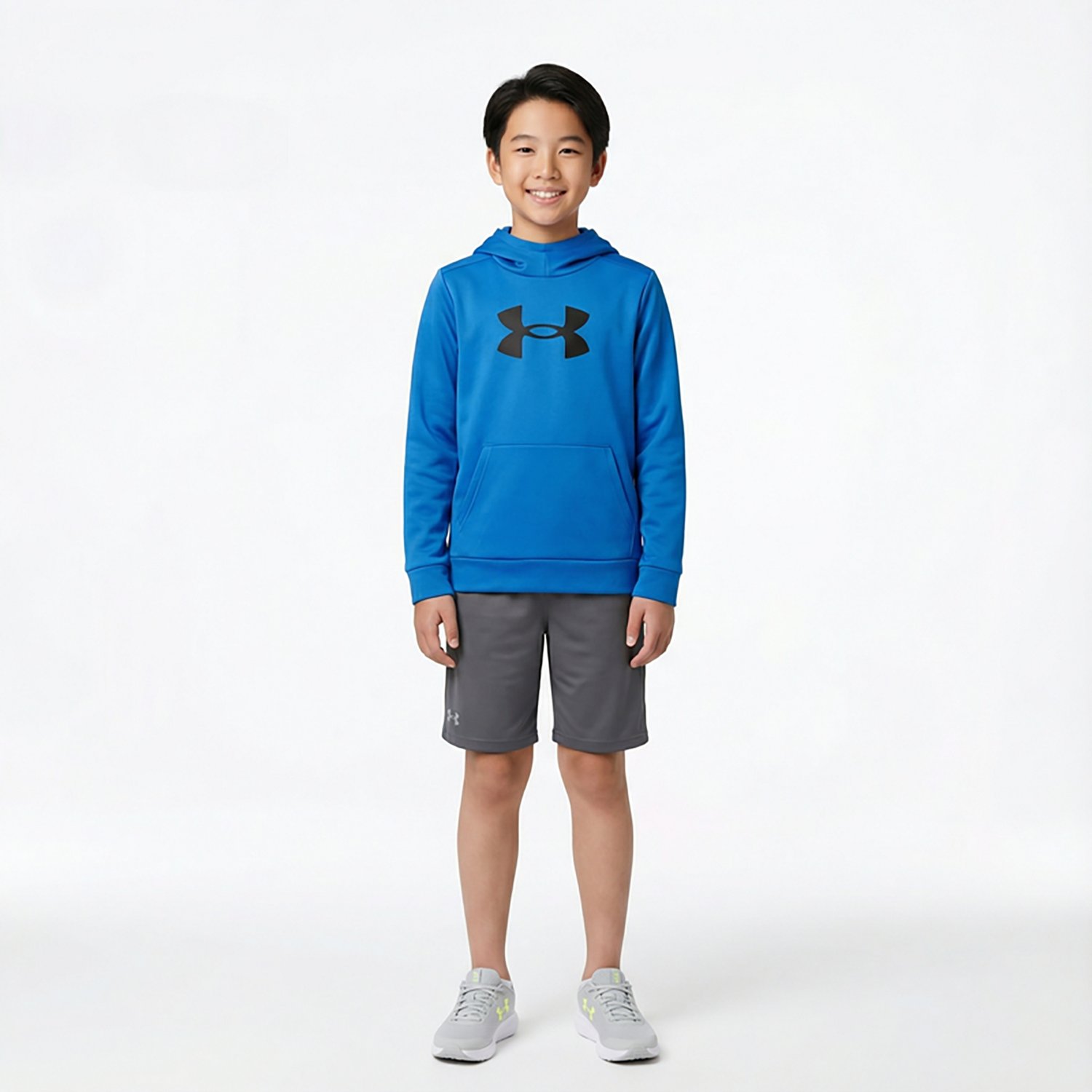 Under Armour Boys' Big Logo Armour Fleece Hoodie