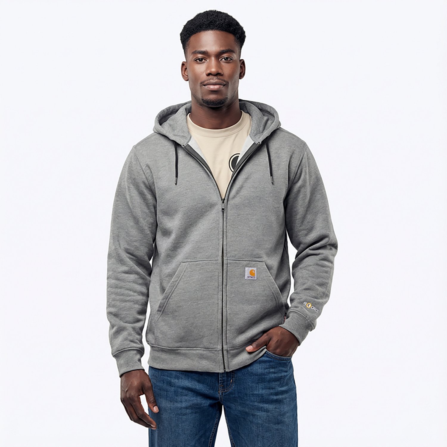 Carhartt Men's Flame Resistant Force Full Zip Sweatshirt - view number 2