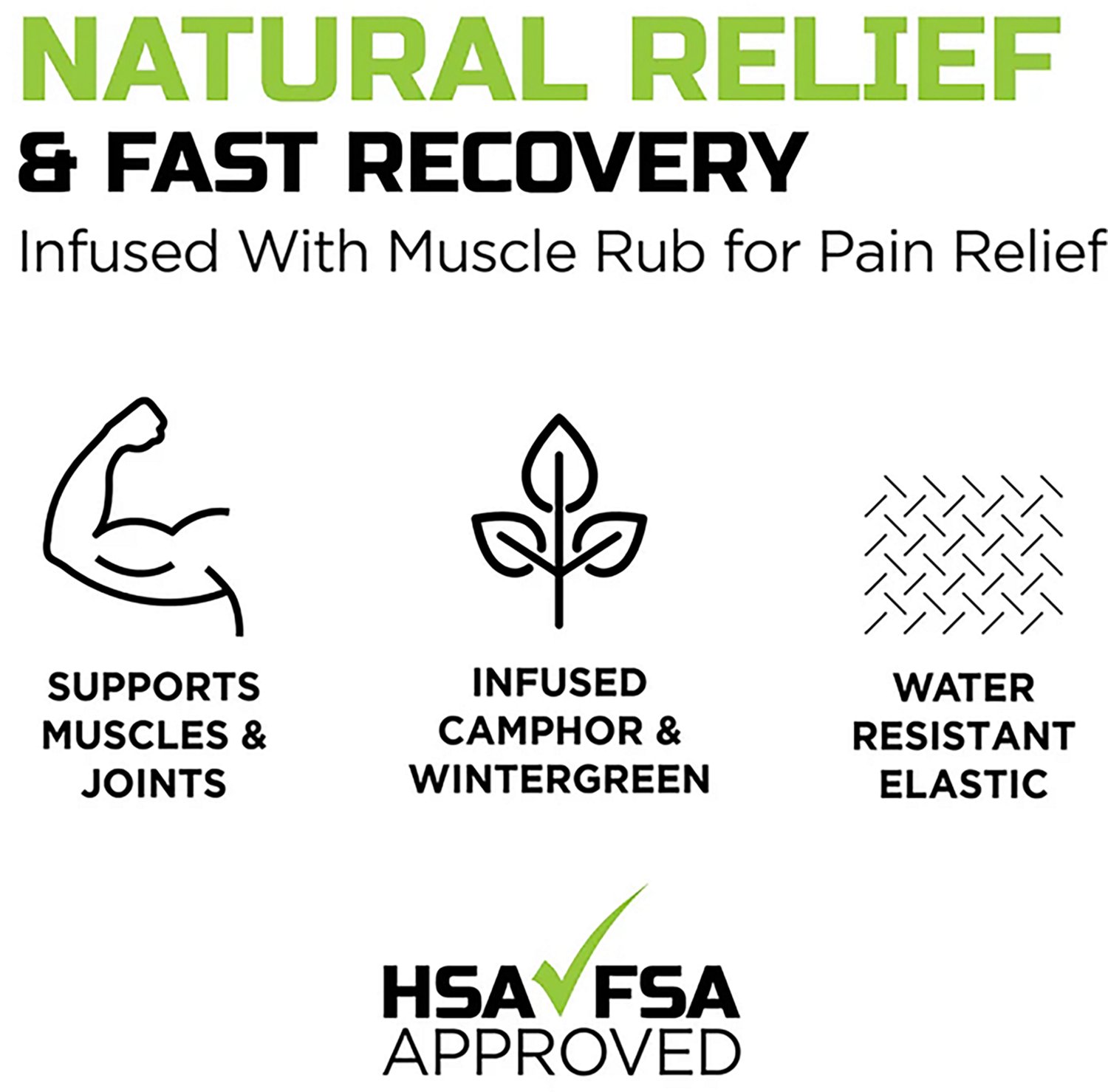 Green Drop 10 in Infused Recovery Kinesiology Tape                                                                               - view number 5