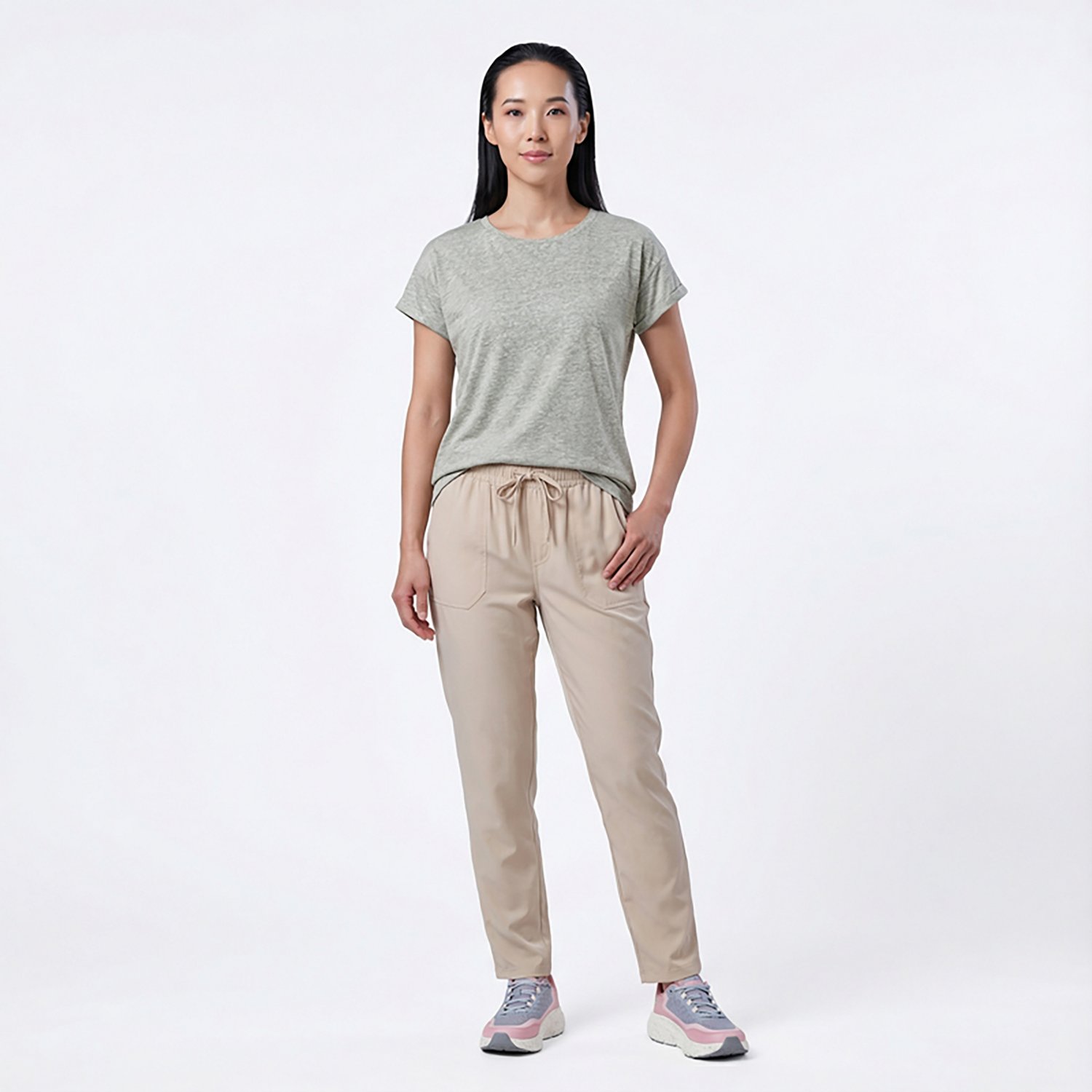 Magellan Outdoors Women's Campfire Rollcuff Short Sleeve T-shirt