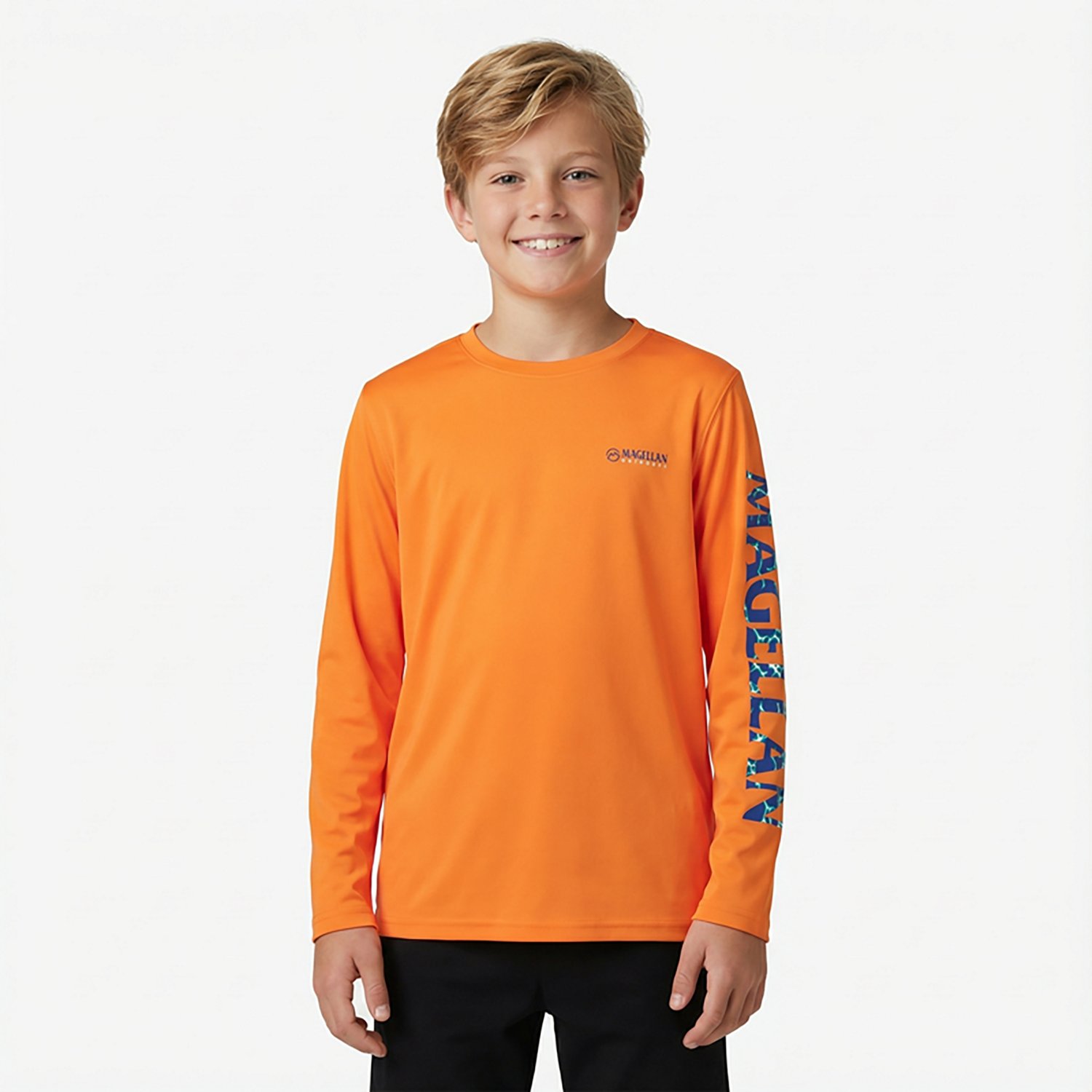 Magellan Outdoors Boys' Casting Crew Print Logo Fishing T-shirt - view number 2