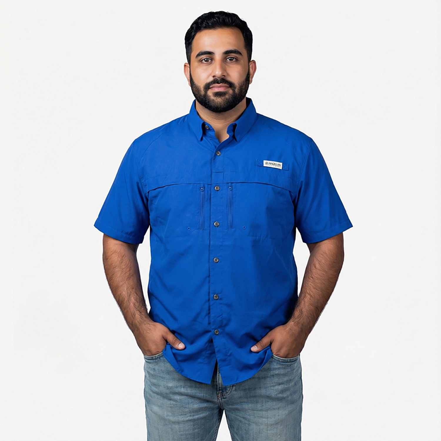 Magellan Outdoors Men's Pro Angler Button Down Shirt                                                                             - view number 2