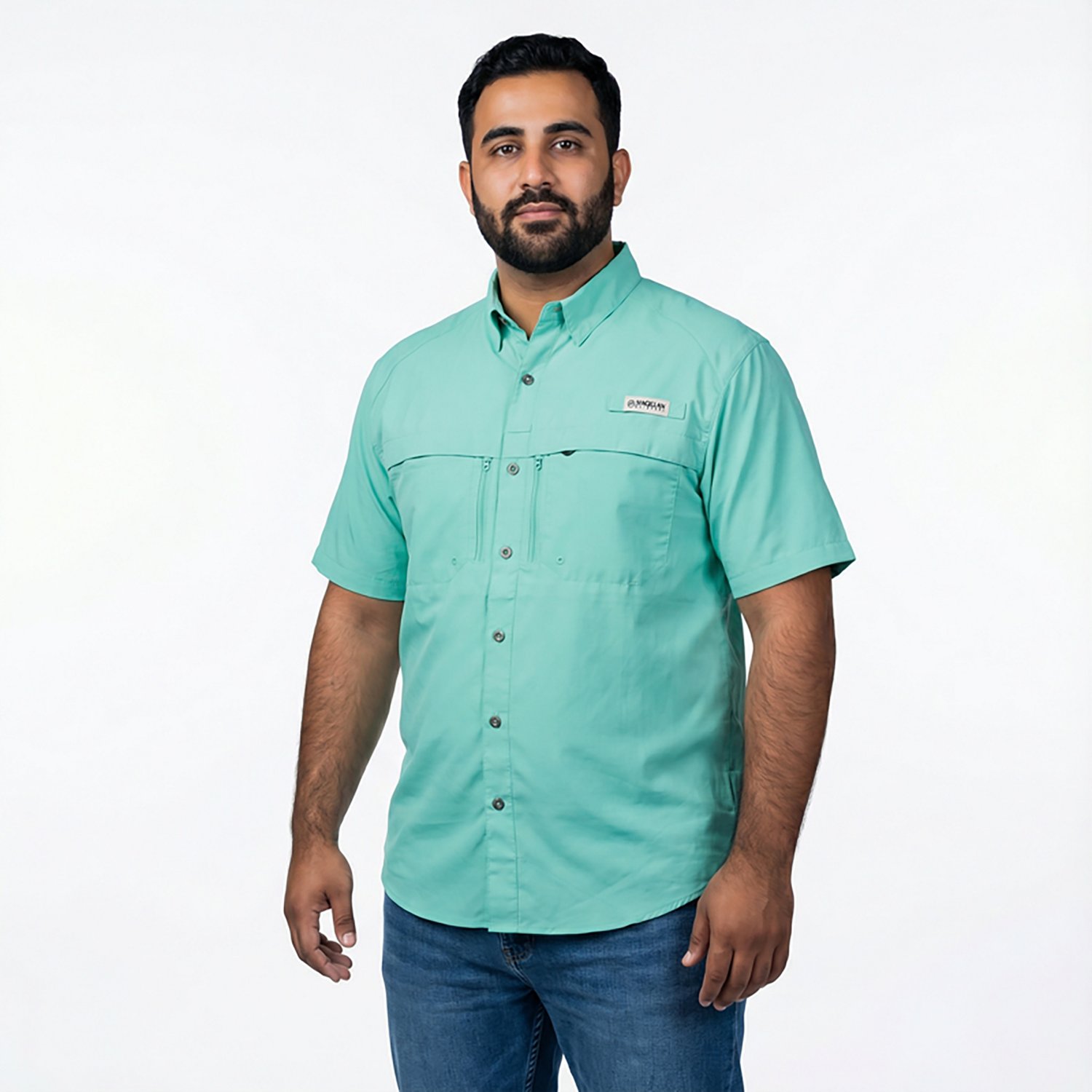 Magellan Outdoors Men's Pro Angler Button Down Shirt                                                                             - view number 2
