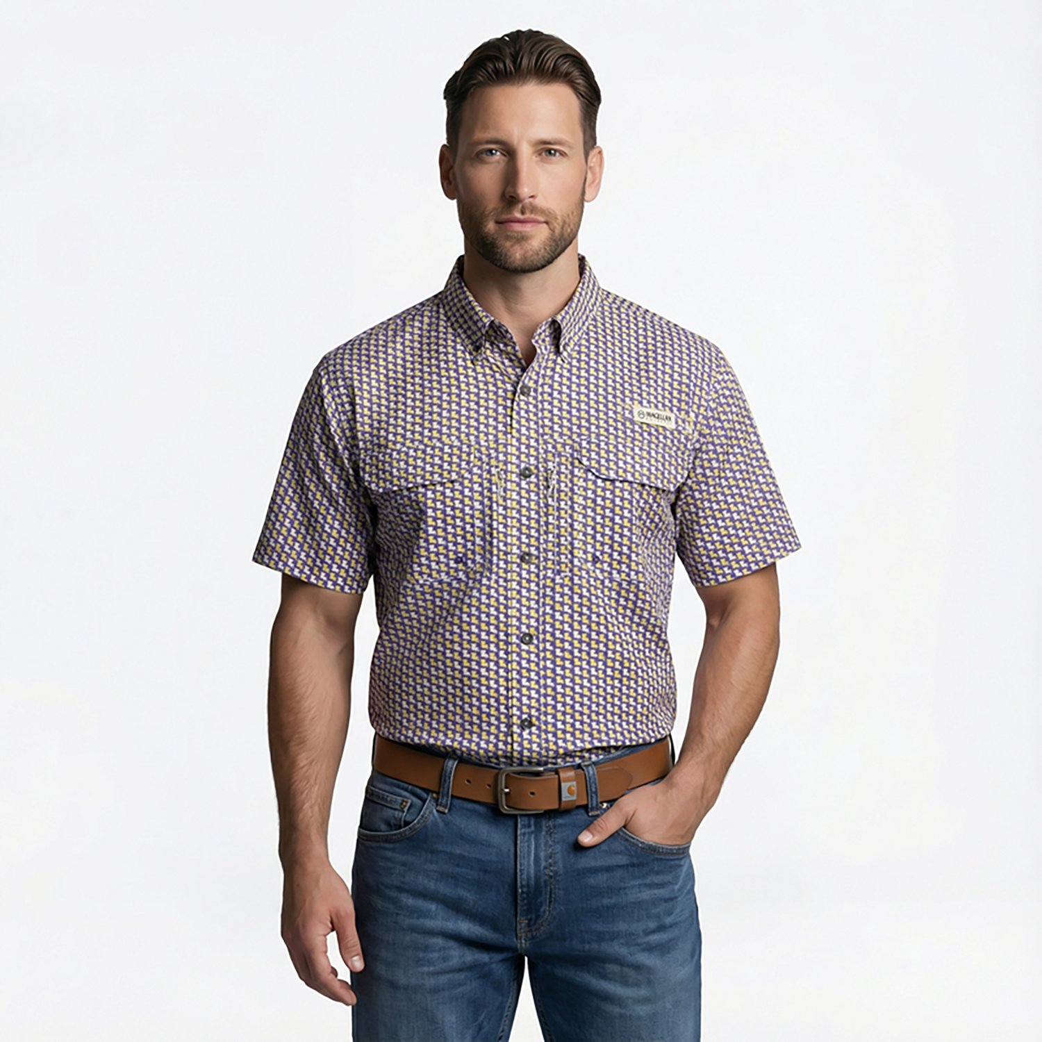 Magellan Outdoors Men's LA Local State Print Shirt - view number 2