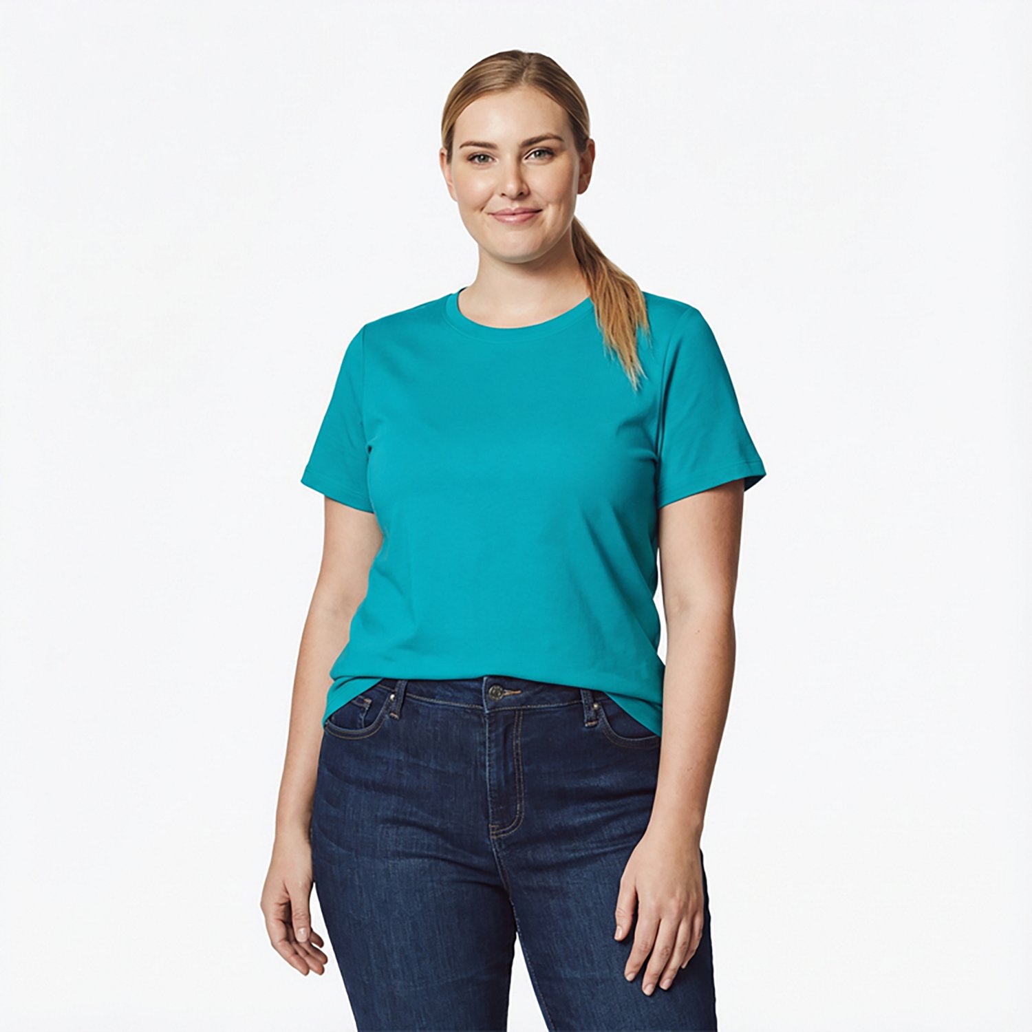 BCG Women's Sign Relaxed Crew Jersey T-shirt - view number 2