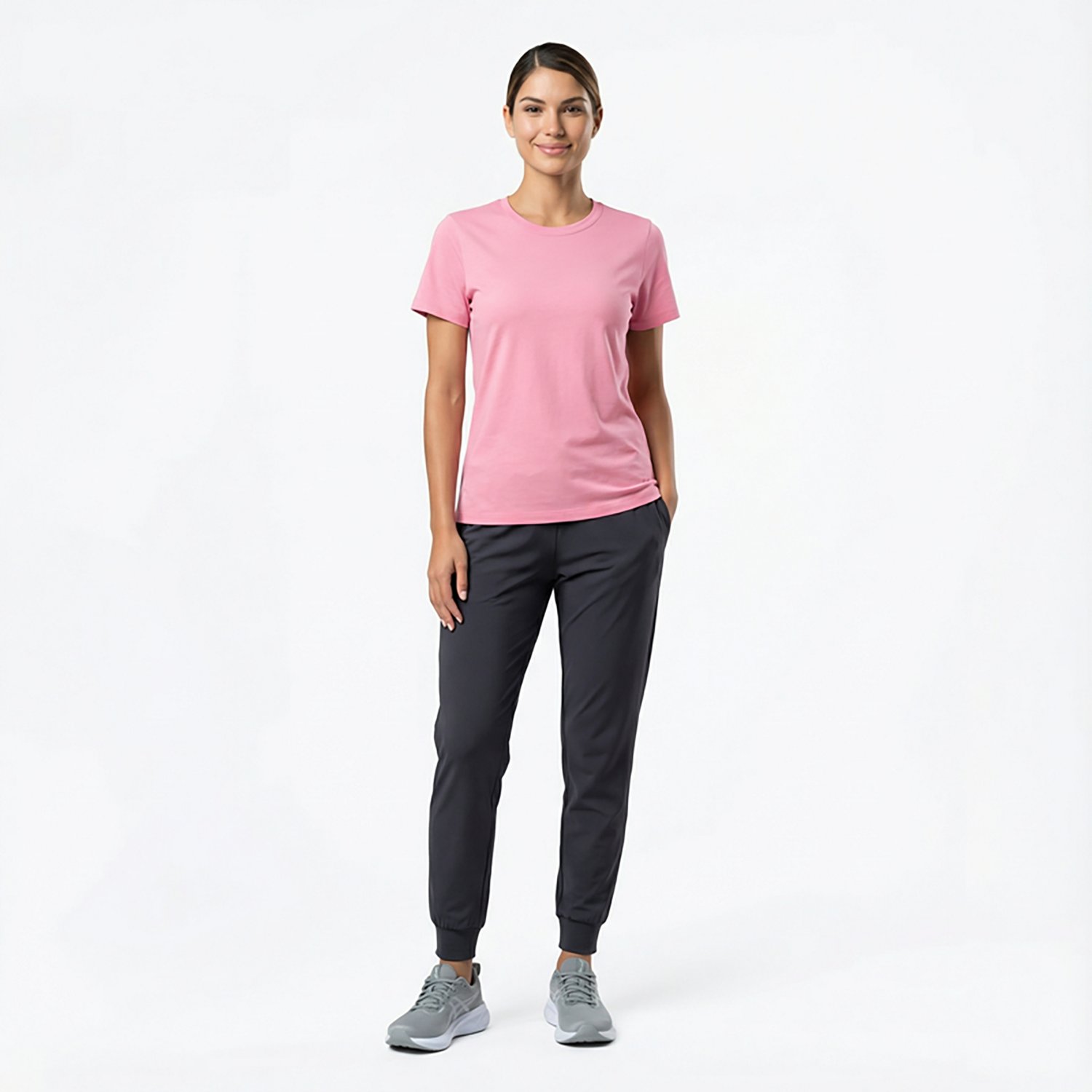 BCG Women's Sign Relaxed Crew Jersey T-shirt