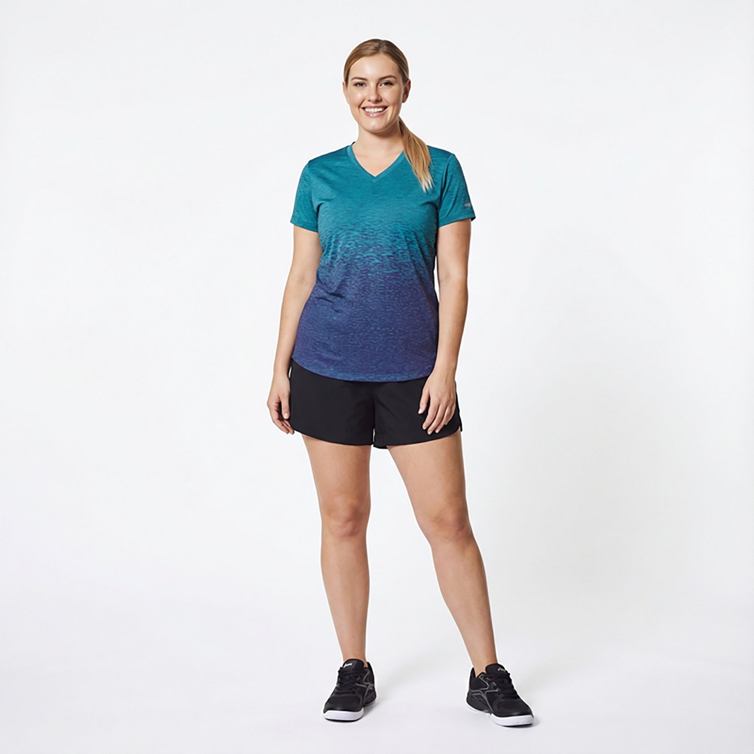 BCG Women's Ombre V-neck Training T-shirt                                                                                        - view number 3