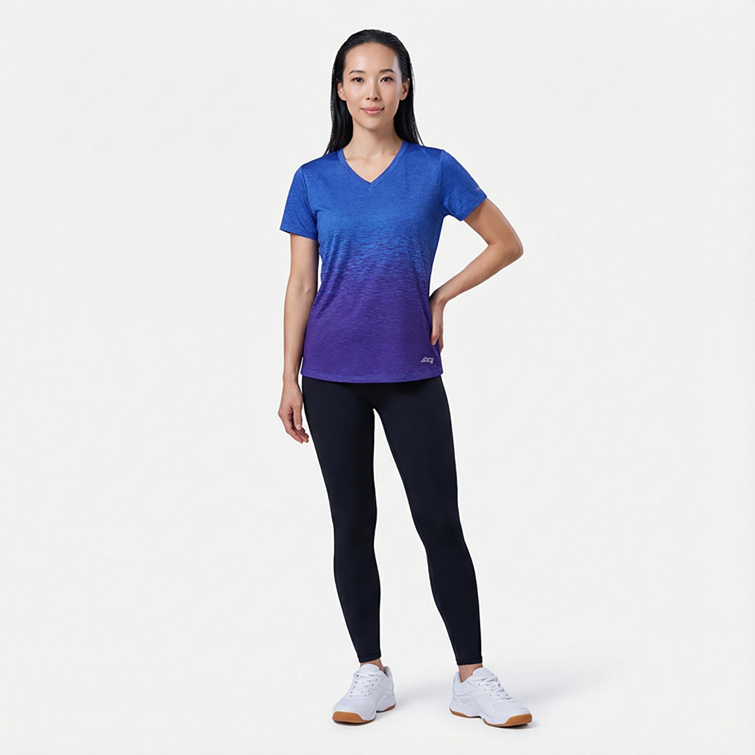 BCG Women's Ombre V-neck Training T-shirt                                                                                        - view number 5