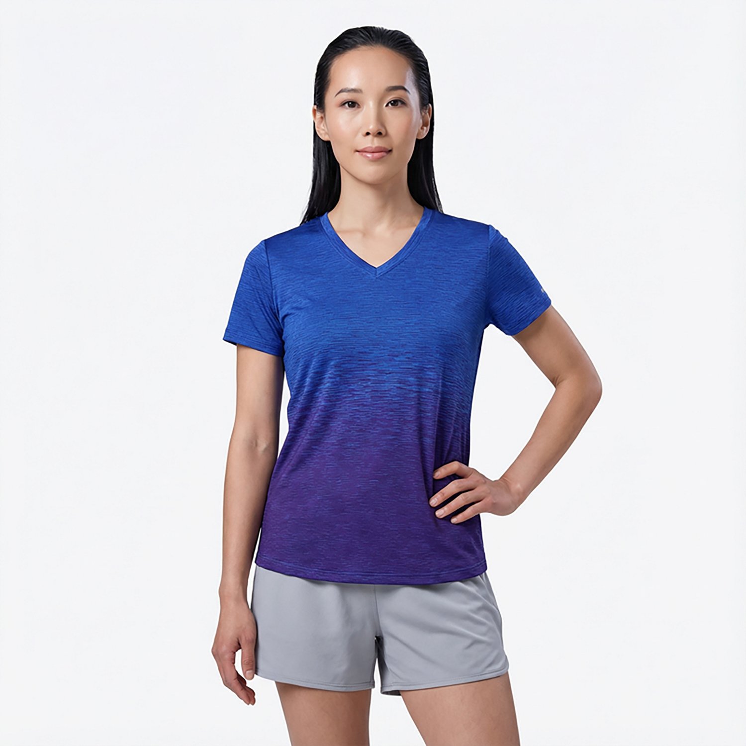 BCG Women's Ombre V-neck Training T-shirt                                                                                        - view number 6