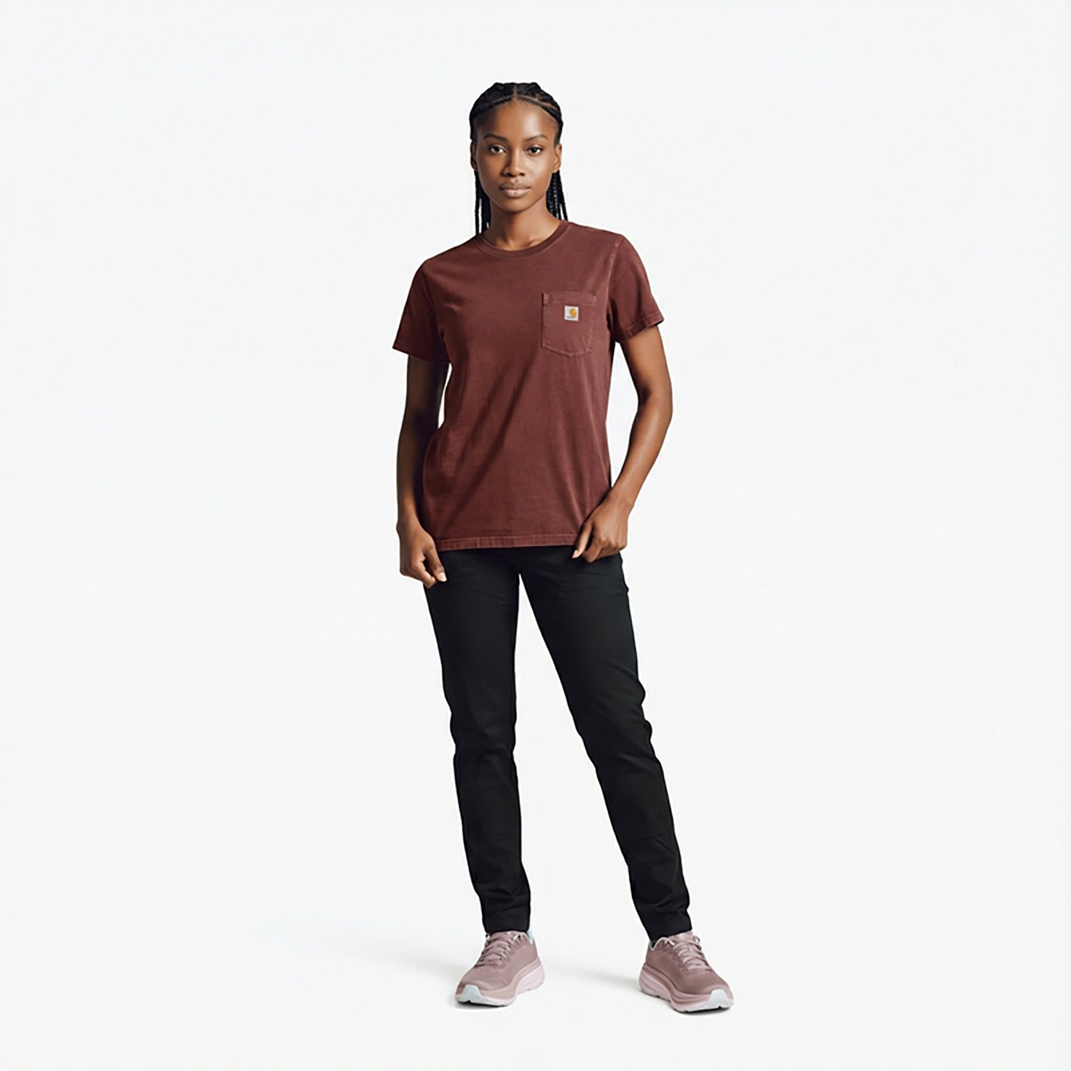 Carhartt Women's Short Sleeve Garment Dye Pocket T-shirt