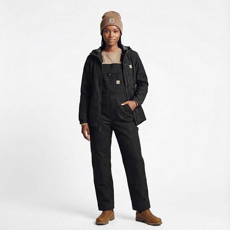 Carhartt Rain Defender Relaxed-Fit Lightweight Coat for Ladies - Black