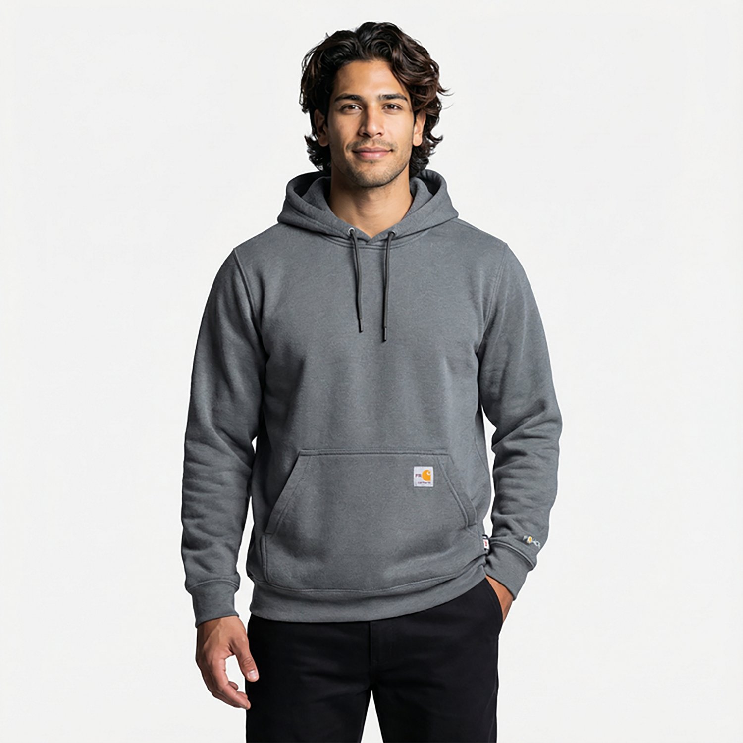 Carhartt Men's Flame Resistant OF Midweight Force Long Sleeve Hoodie - view number 2