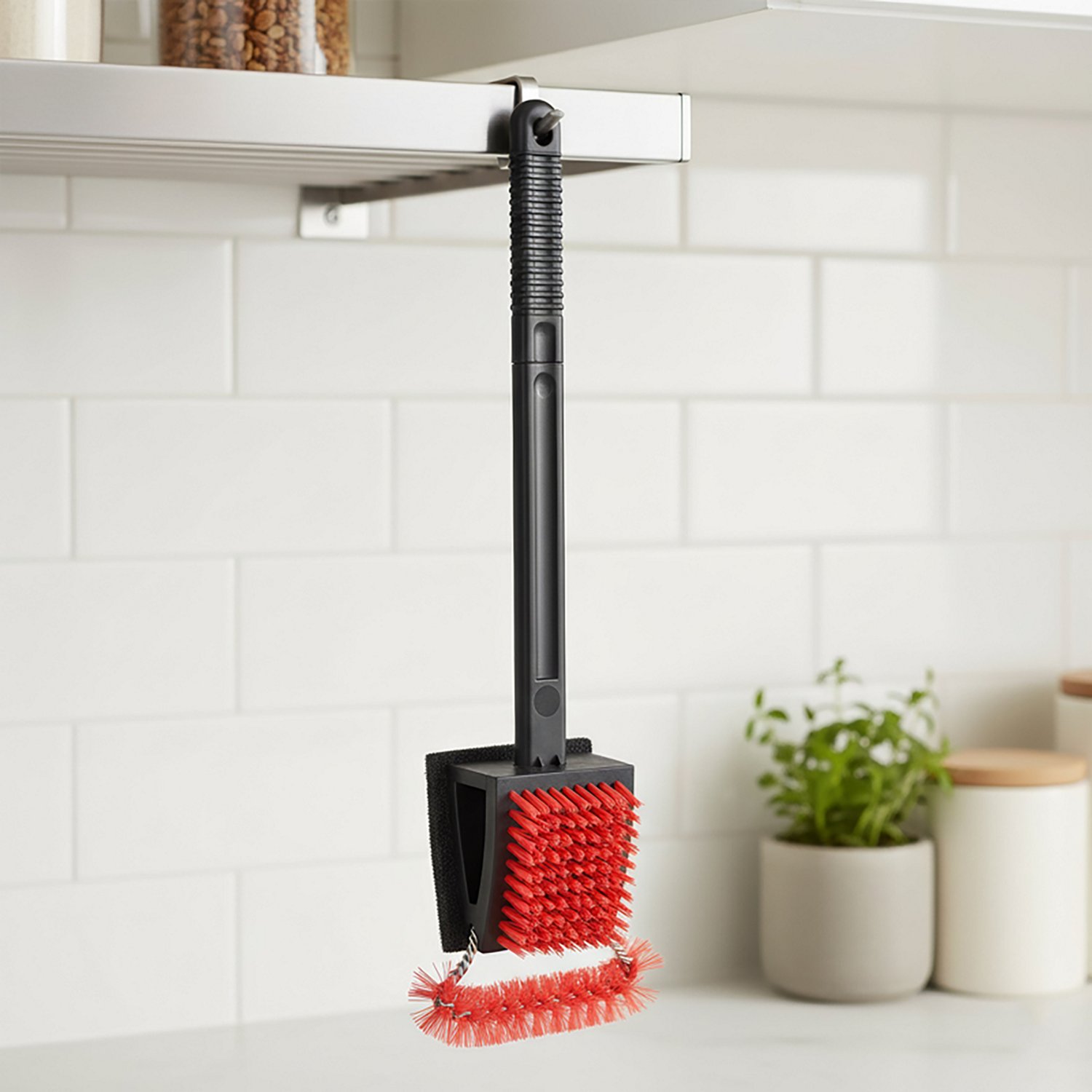 Mr. Bar-B-Q Oversized Triple Action Dual Grill Brush                                                                             - view number 6