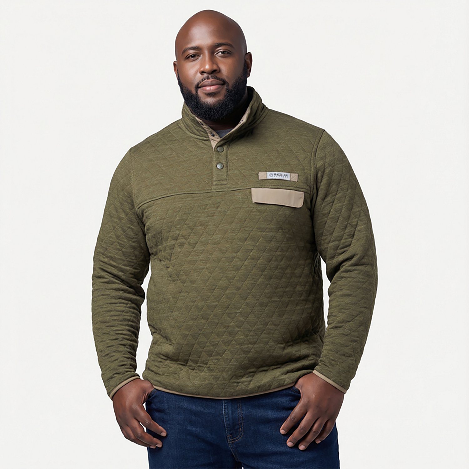 Magellan Outdoors Men's Campfire Quilted Long Sleeve QS Top - view number 2