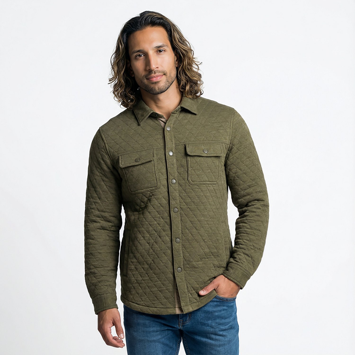 Magellan Men's Campfire Quilted Long Sleeve T-shirt - view number 2