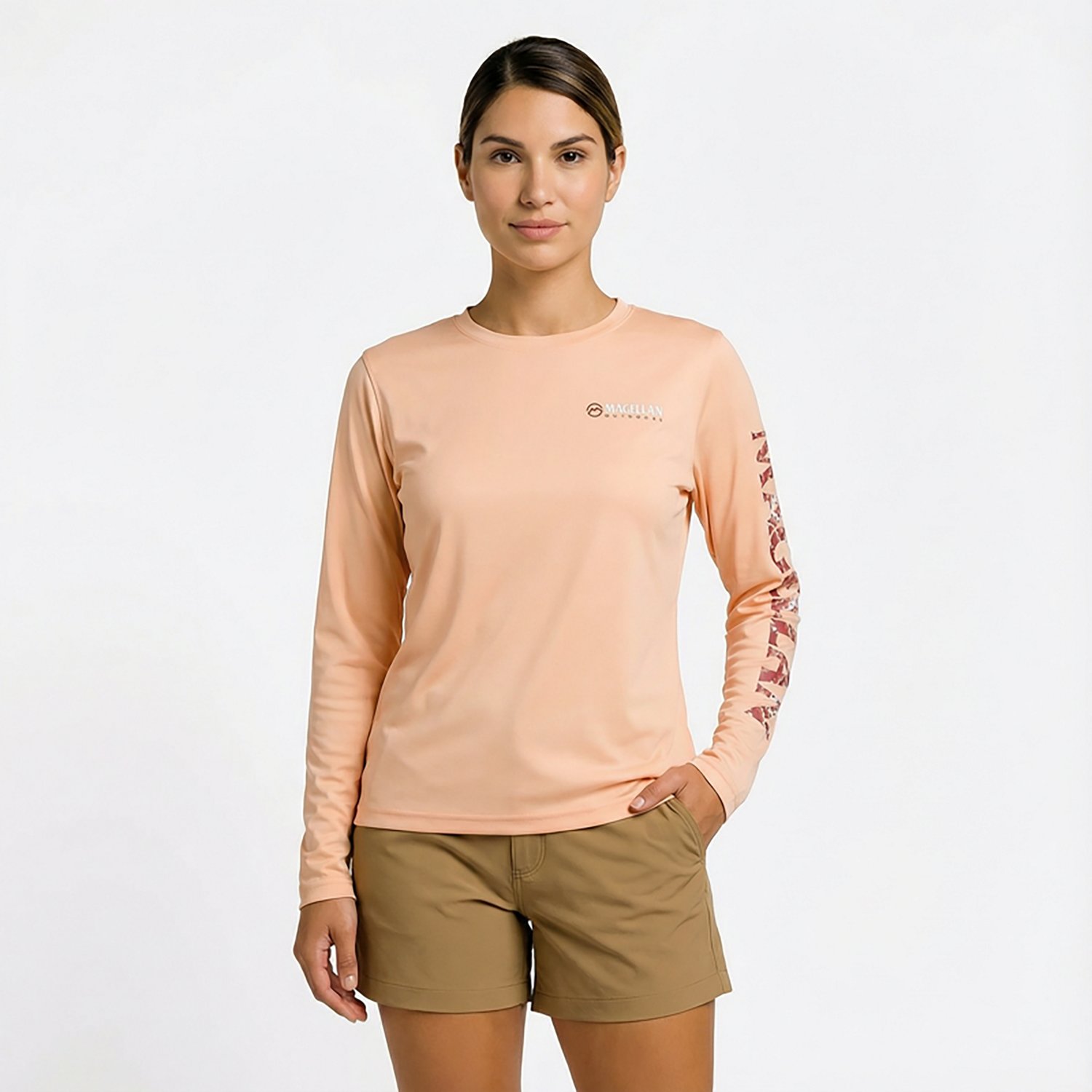 Magellan Outdoors Women's Caddo Lake Logo Long Sleeve T-Shirt - view number 4