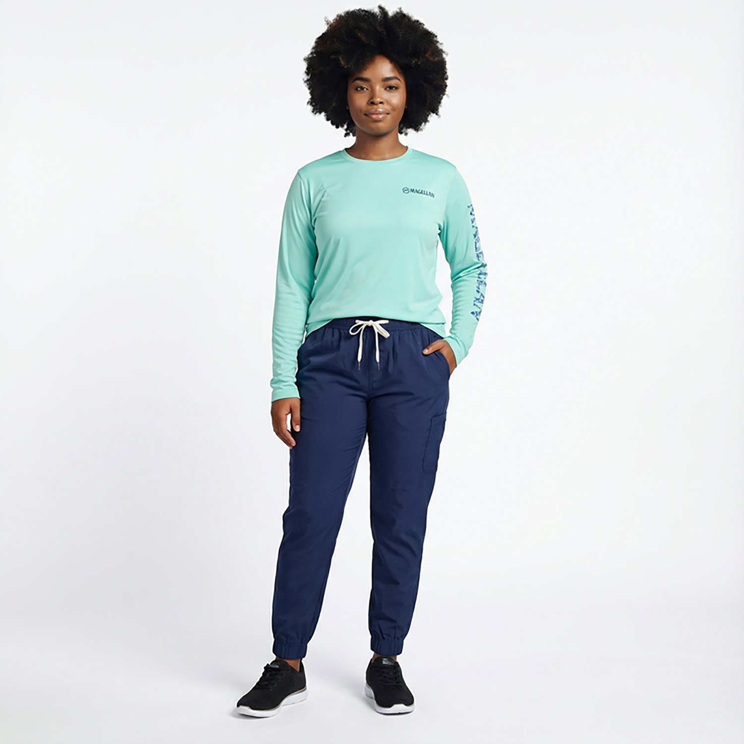 Magellan Outdoors Women's Caddo Lake Logo Long Sleeve T-Shirt - view number 3