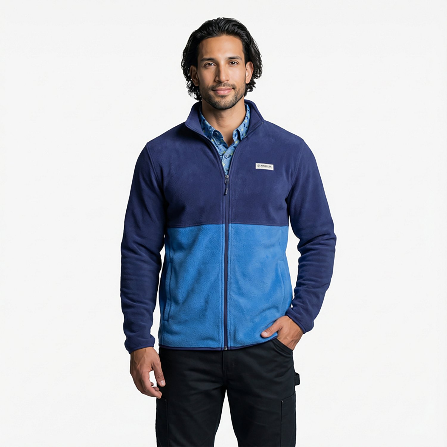 Magellan Outdoors Men's Arctic Fleece Colorblock Jacket - view number 2