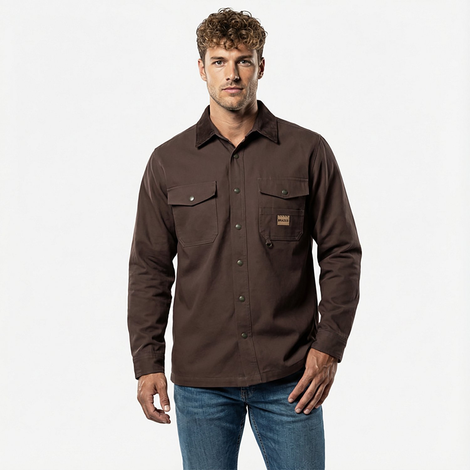 Brazos Men's Contractor Flannel Lined Shirt Jacket - view number 2