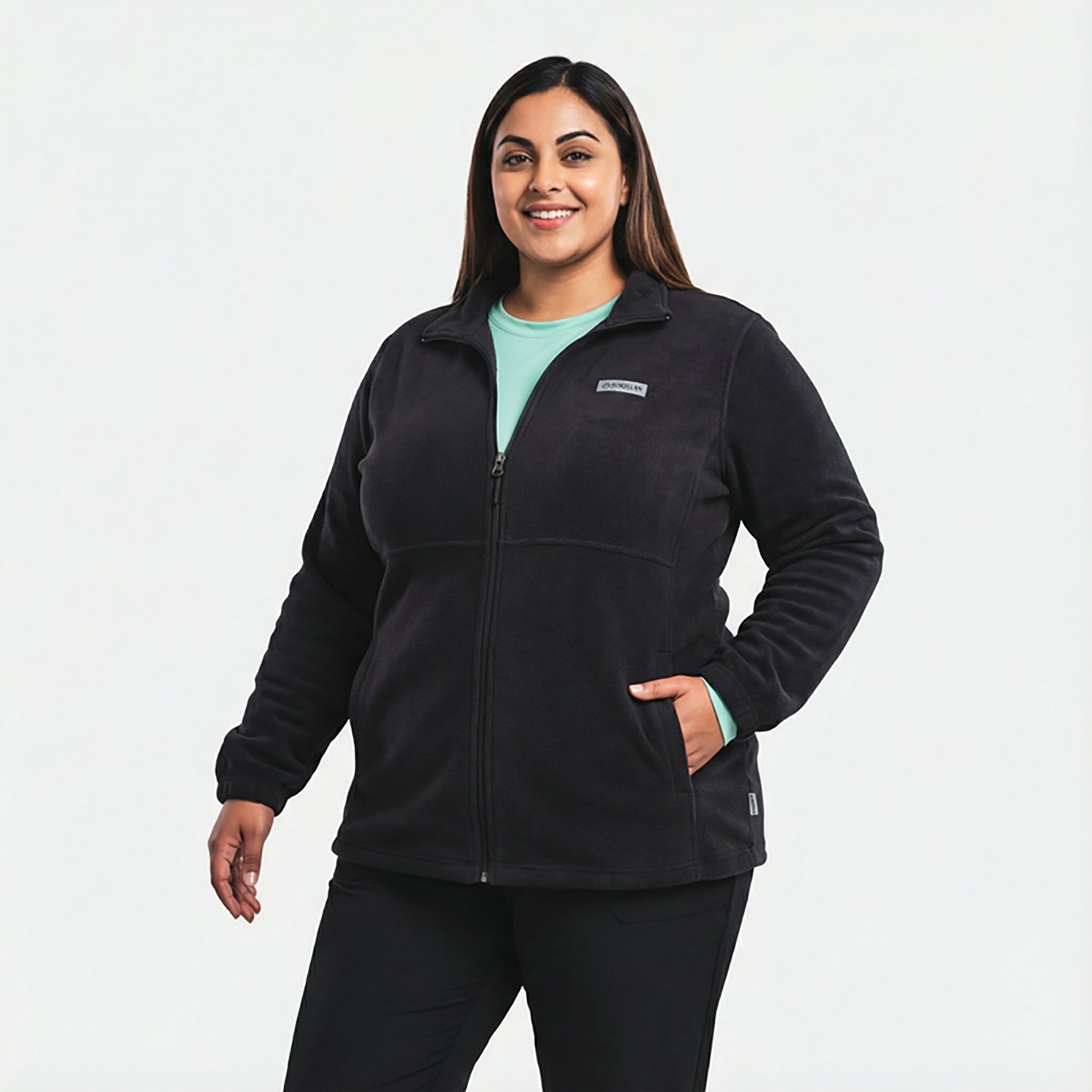 Magellan Outdoors Women's Arctic Fleece Plus Size Jacket - view number 2