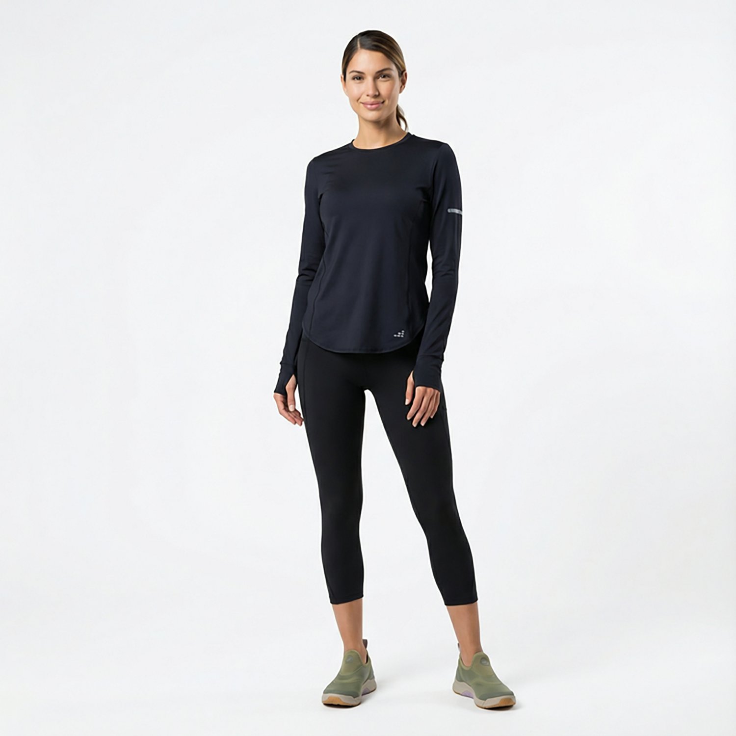 BCG Women's Crossover Long Sleeve Top