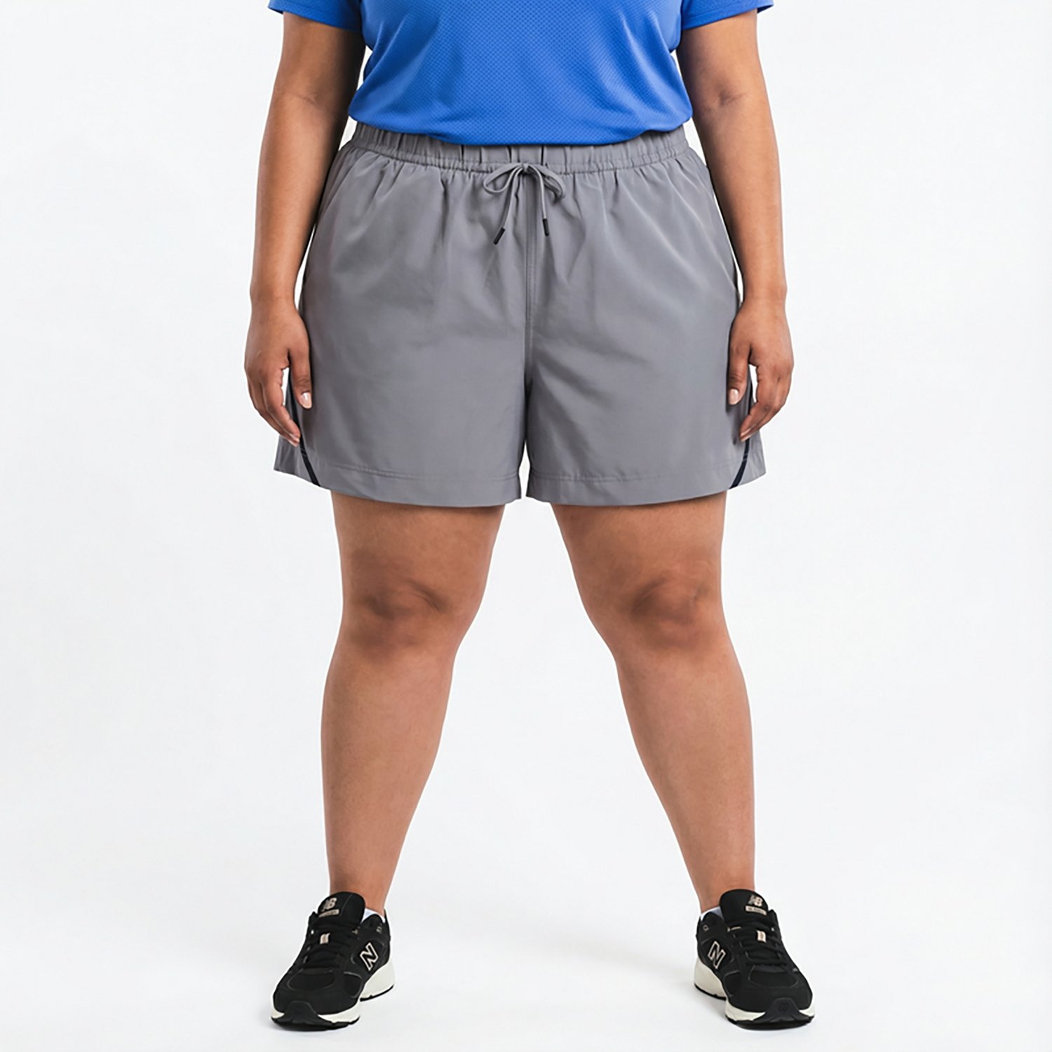 BCG Women's Plus Taped Woven Shorts 4.5 in                                                                                       - view number 2