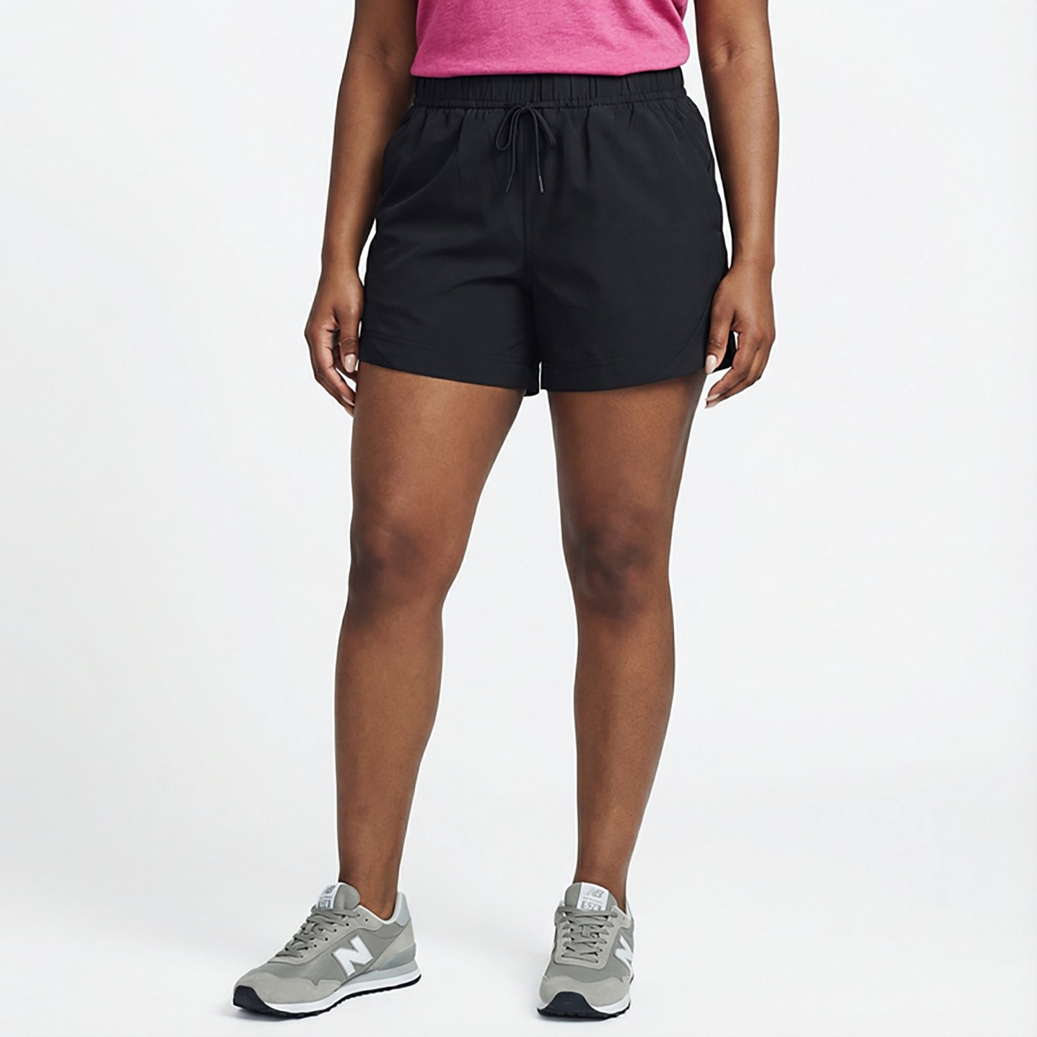 BCG Women's Taped Woven Shorts 4.5 in                                                                                            - view number 2