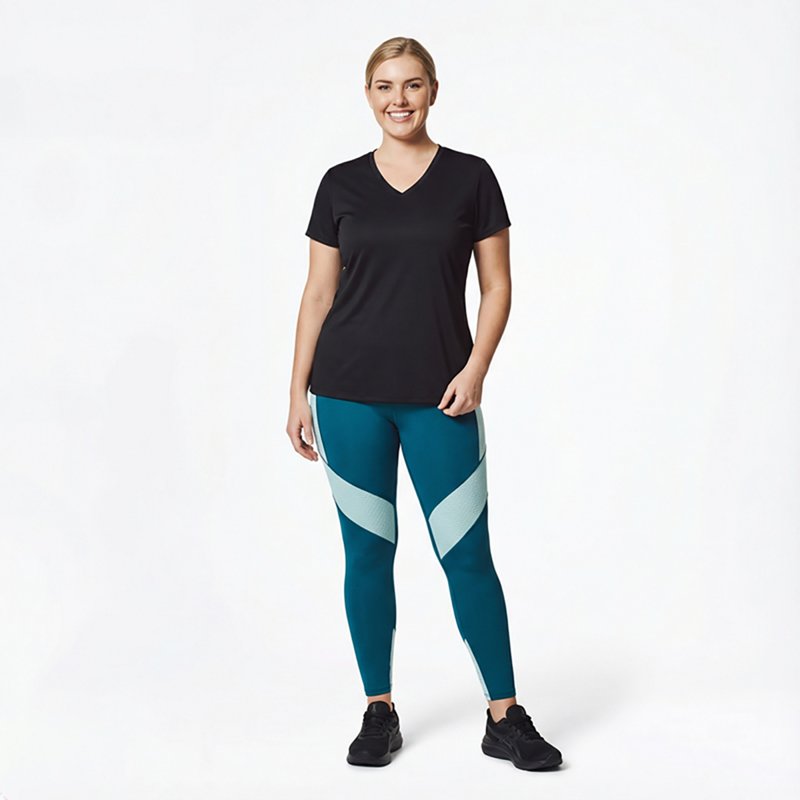 Bcg Women's Hight Waisted Texture Mesh Leggings-image