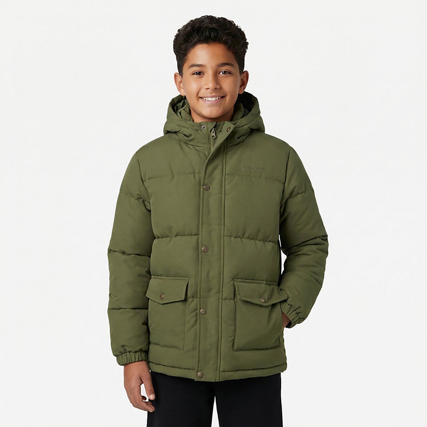 Magellan Outdoors Boys' Richland Falls Utility Hooded Jacket - view number 2