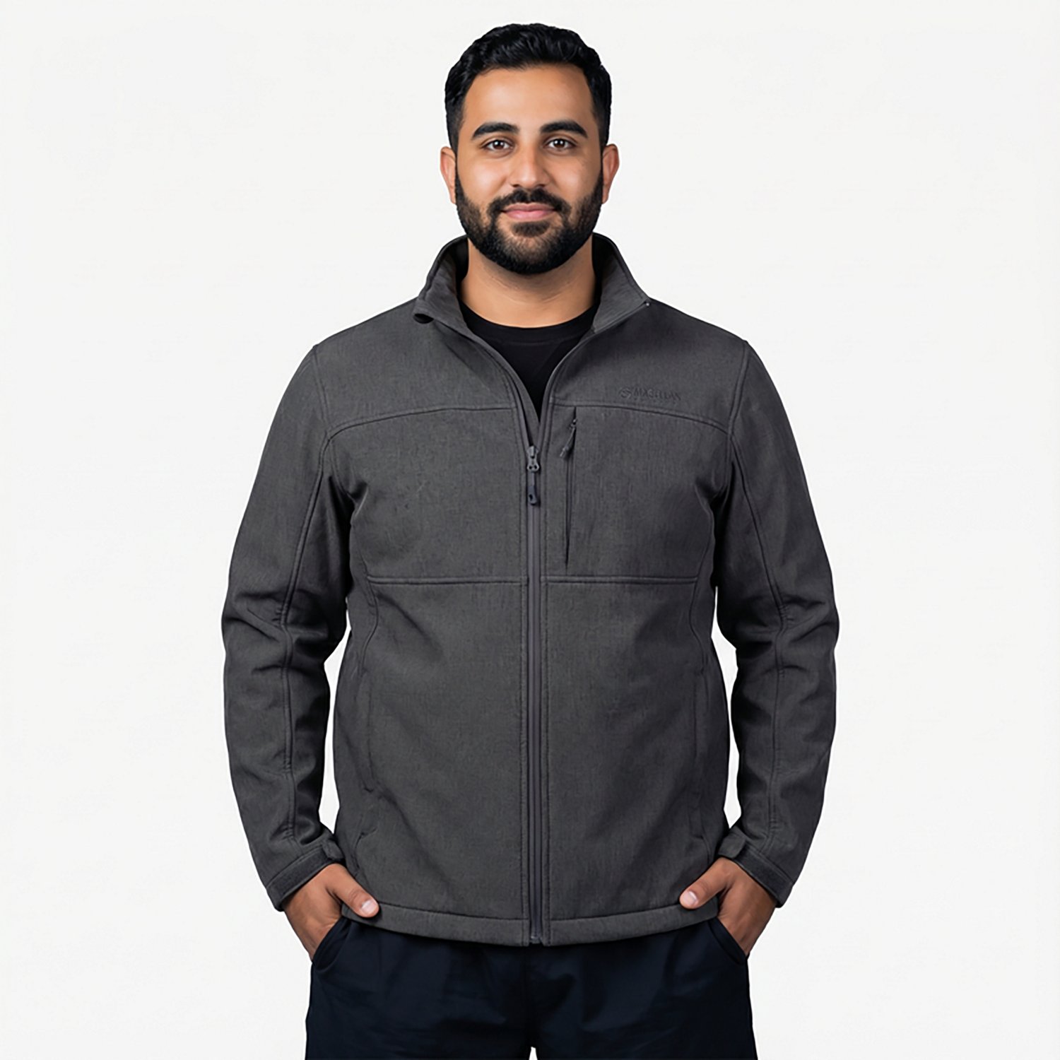 Magellan Outdoors Men's Hickory Canyon Softshell Jacket                                                                          - view number 2