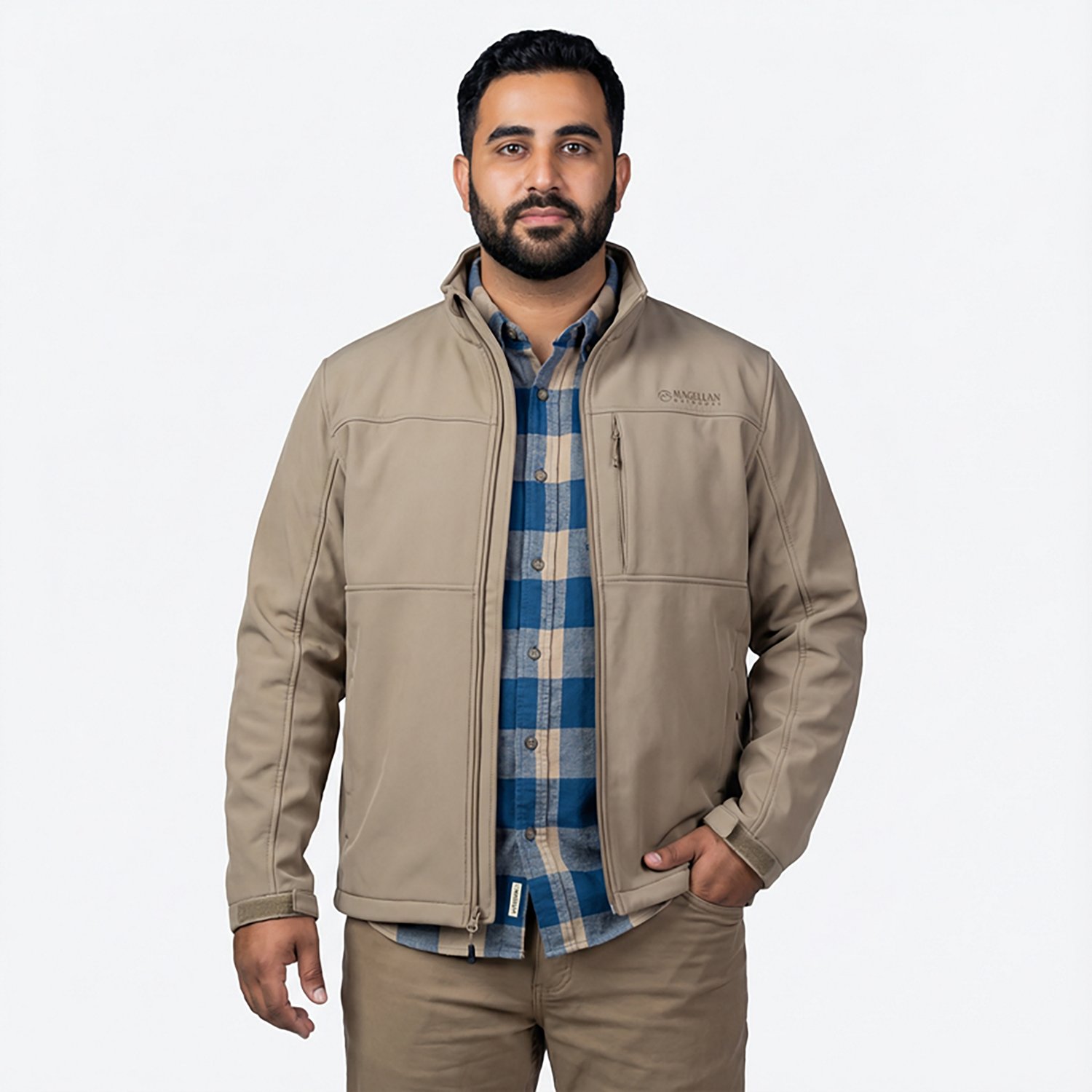 Magellan Outdoors Men's Hickory Canyon Softshell Jacket                                                                          - view number 2