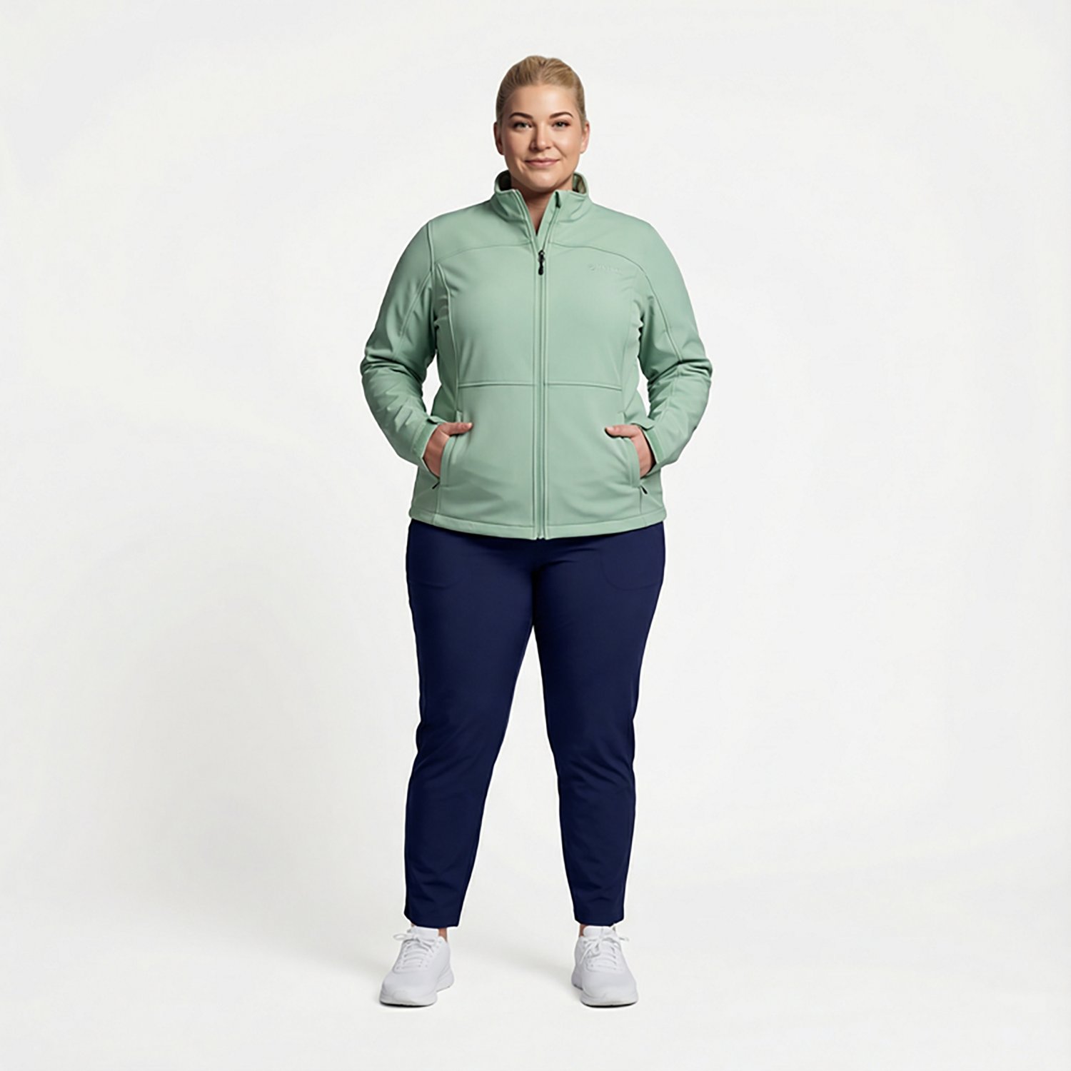 Magellan Outdoors Women's Hickory Canyon Softshell Plus Size Jacket