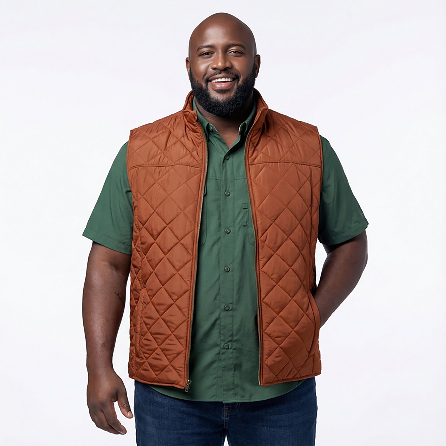Magellan Outdoors Men's Campfire Quilted Vest                                                                                    - view number 2
