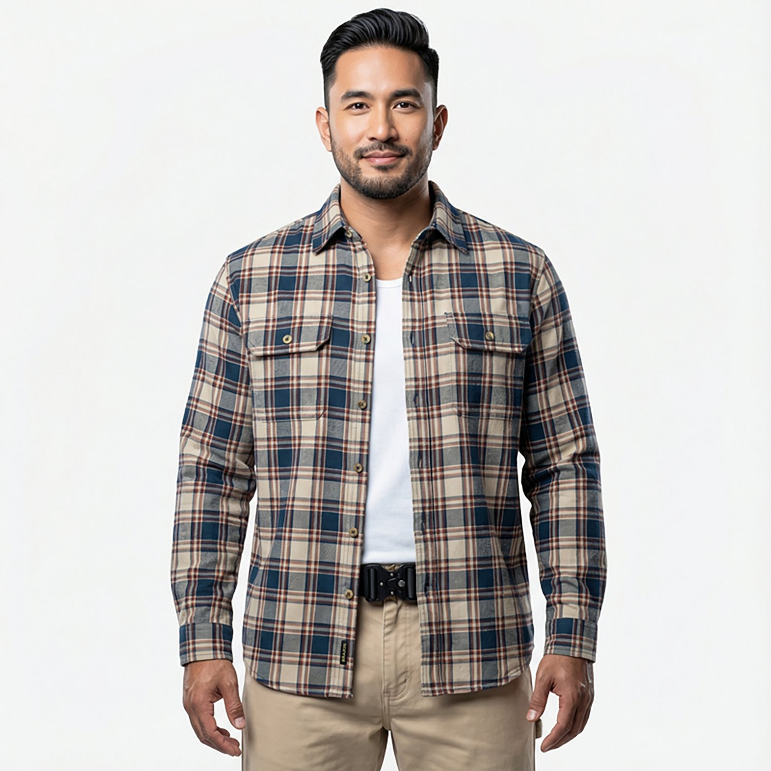 Brazos Men's Blacksmith HW Long Sleeve Flannel - view number 2