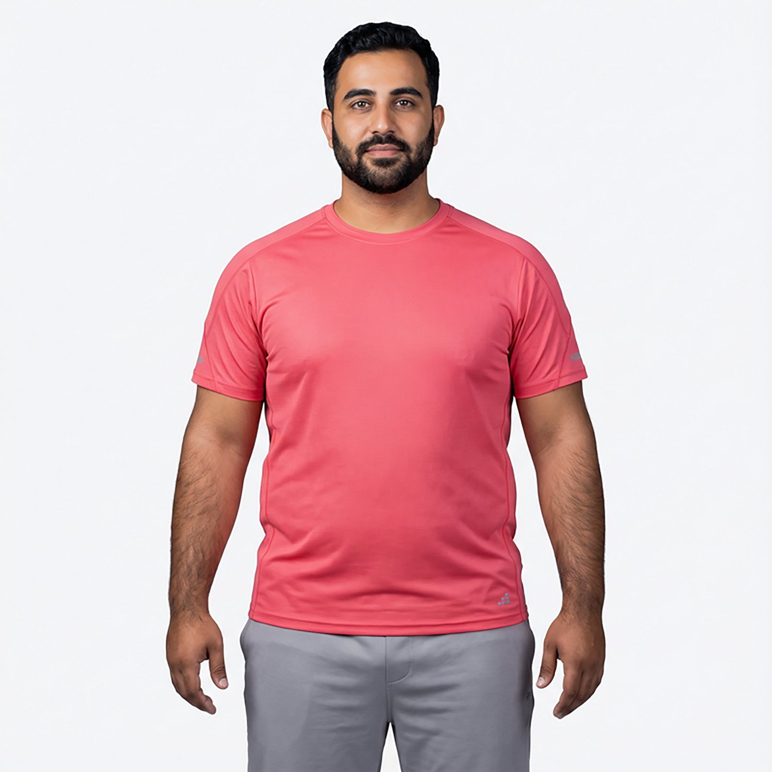 The BCG Men's Run Grid Mesh Short Sleeve T-shirt - view number 2