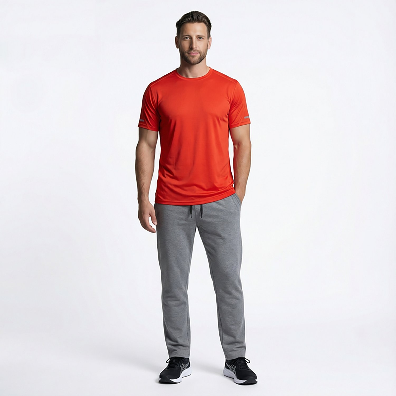 BCG Men's Run Grid Mesh T-shirt