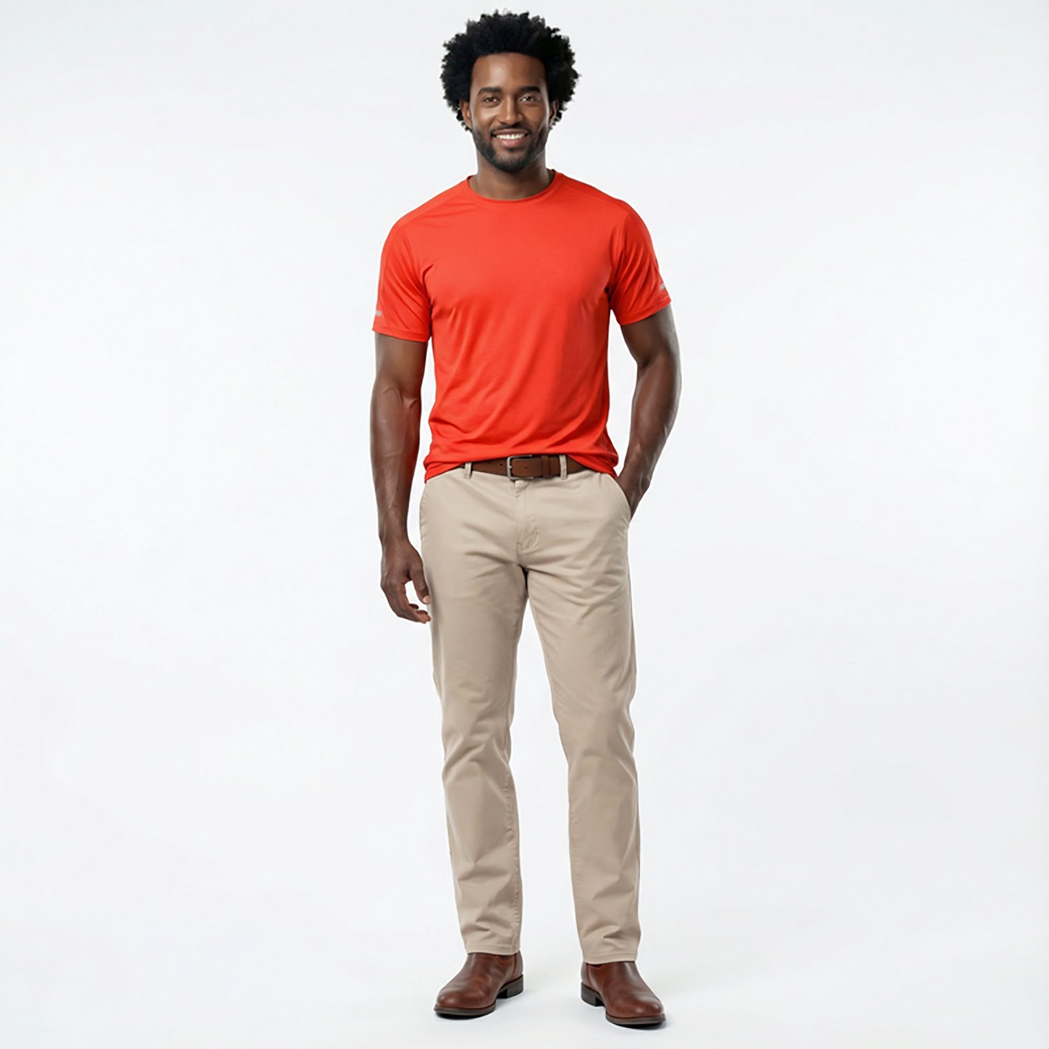 BCG Men's Run Grid Mesh T-shirt