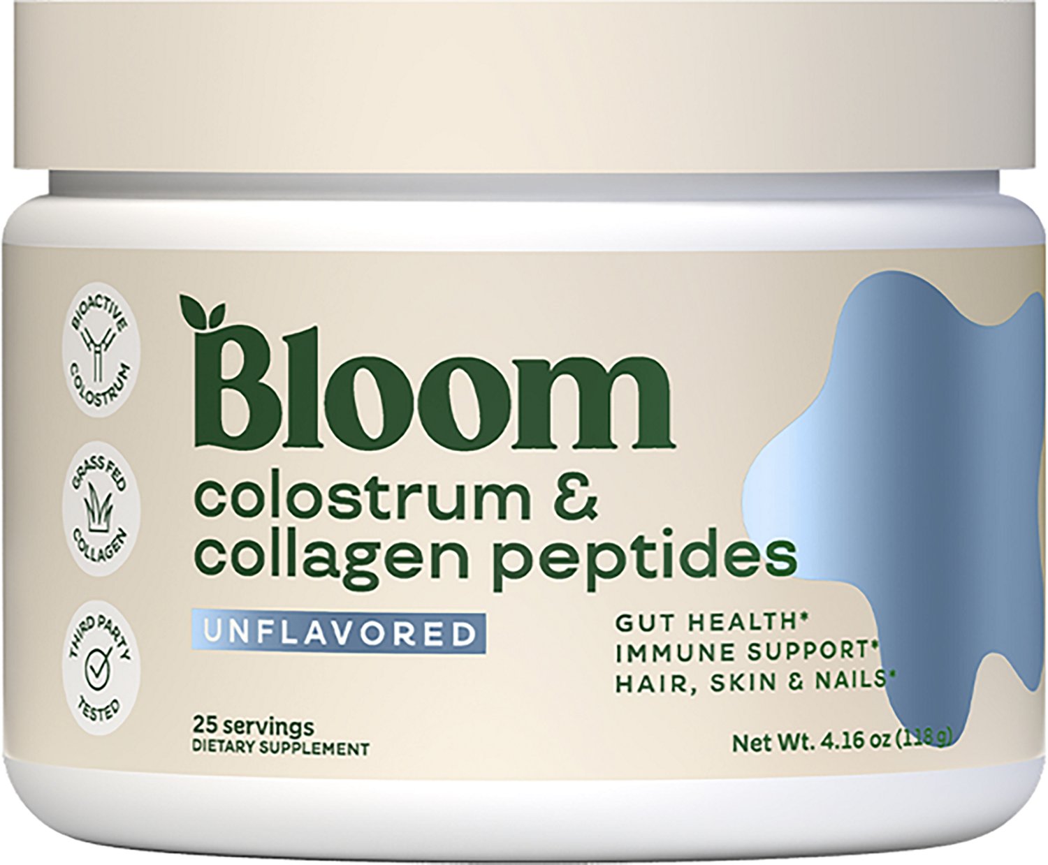 Bloom Nutrition Colostrum & Collagen Peptides - 25 Servings