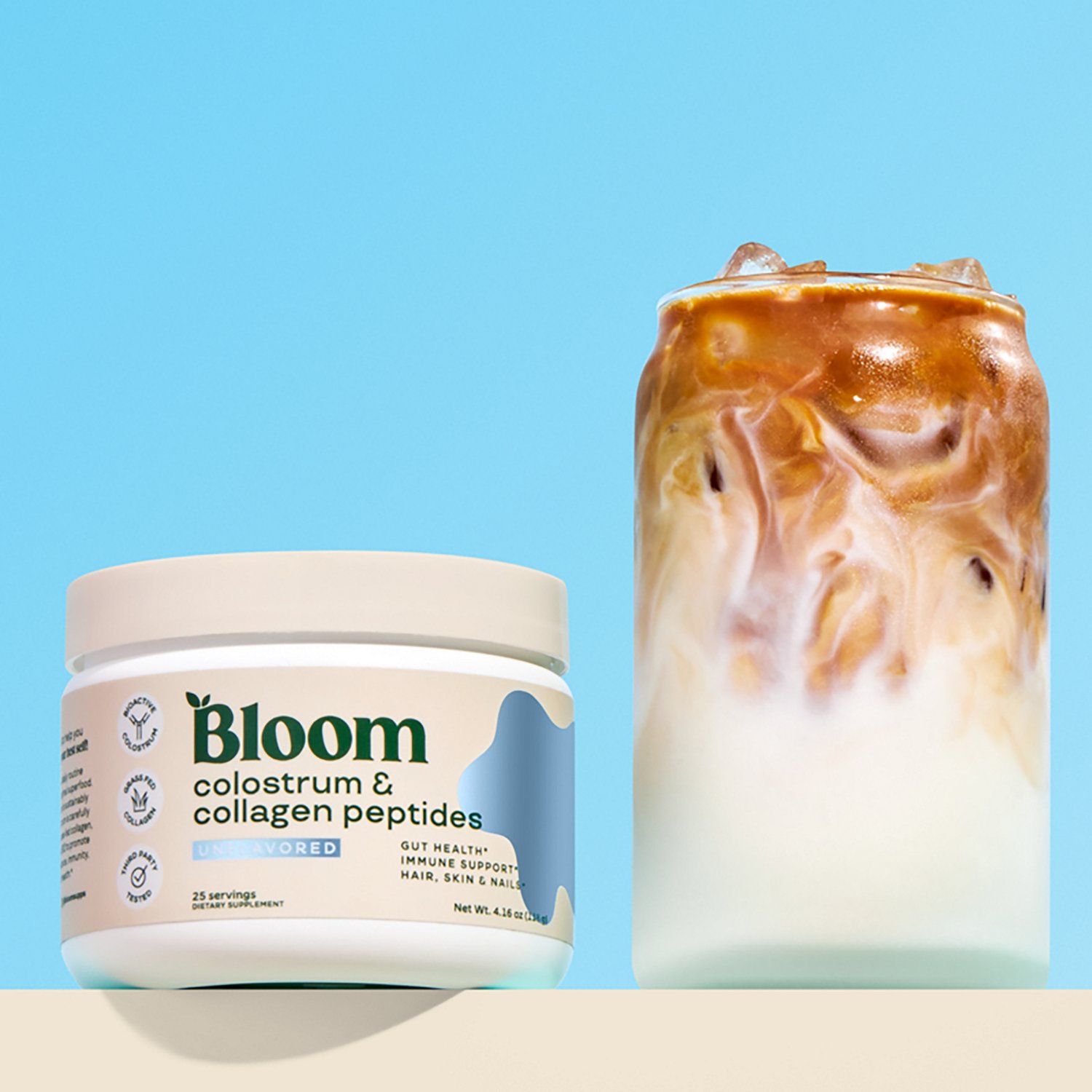 Bloom Nutrition Colostrum & Collagen Peptides - 25 Servings - view number 2