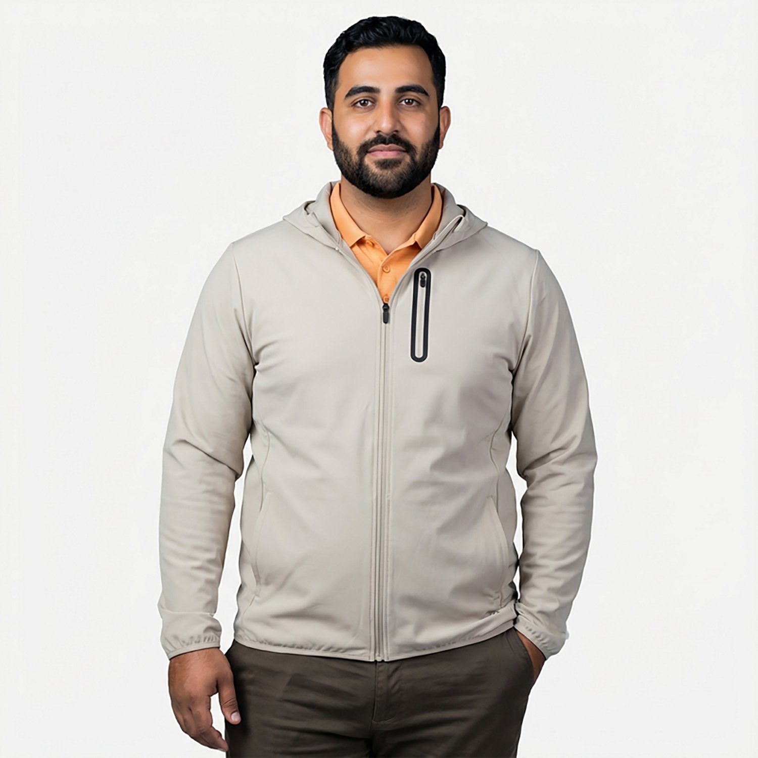 BCG Men's Tech Knit Full Zip Top                                                                                                 - view number 2
